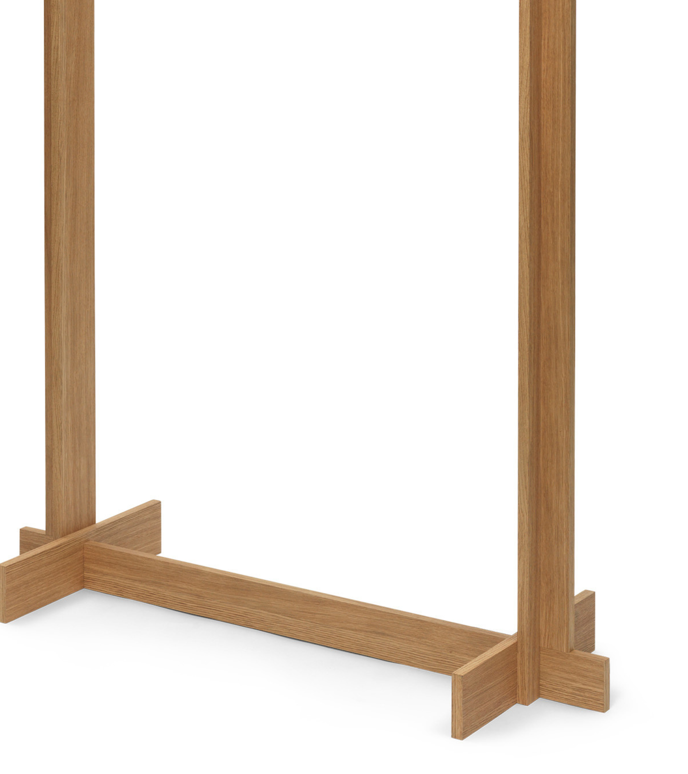 Stojak na ubrania BRIDGE CLOTHES RACK fornir dębowy