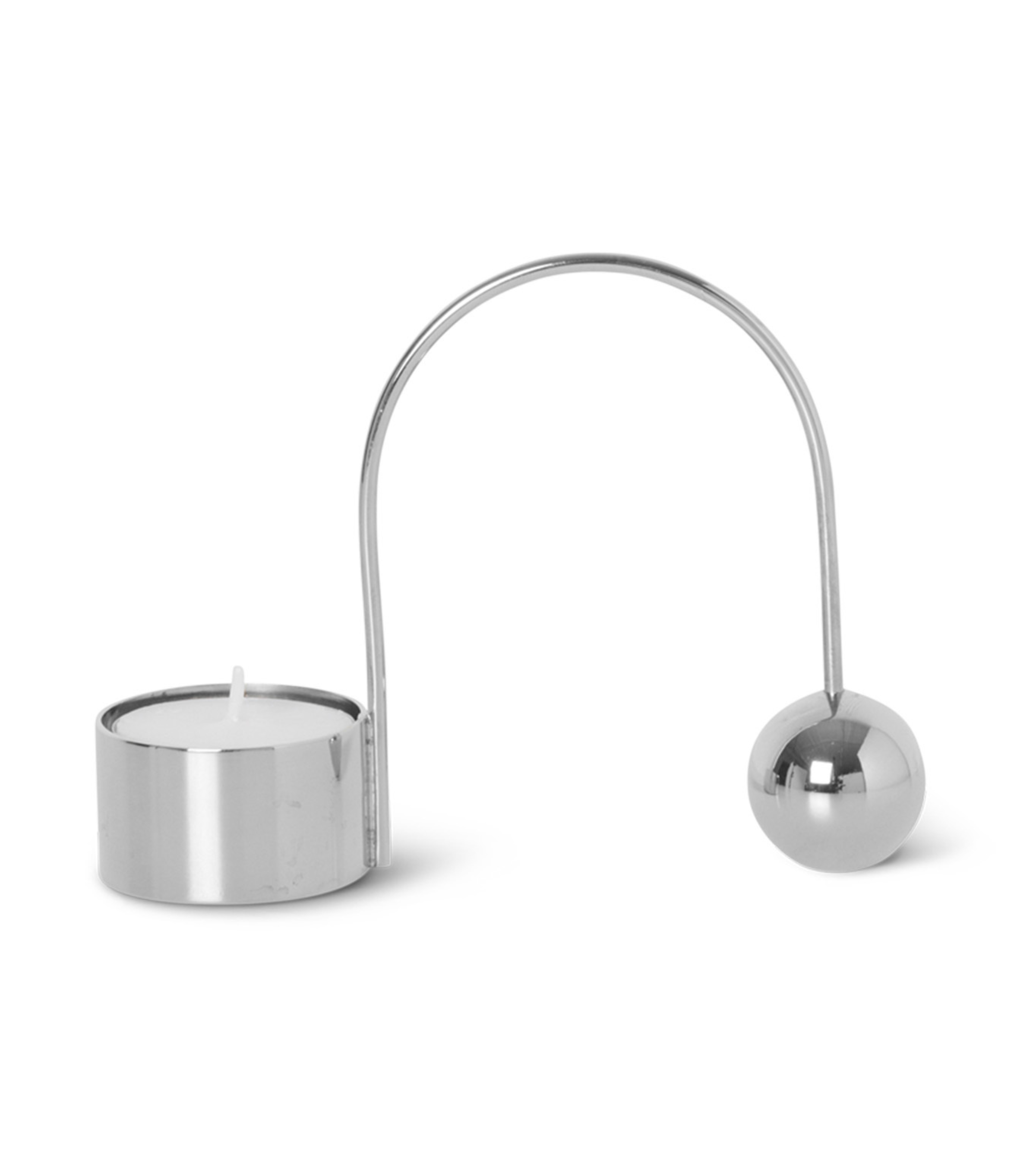 Świecznik BALANCE TEALIGHT srebrny