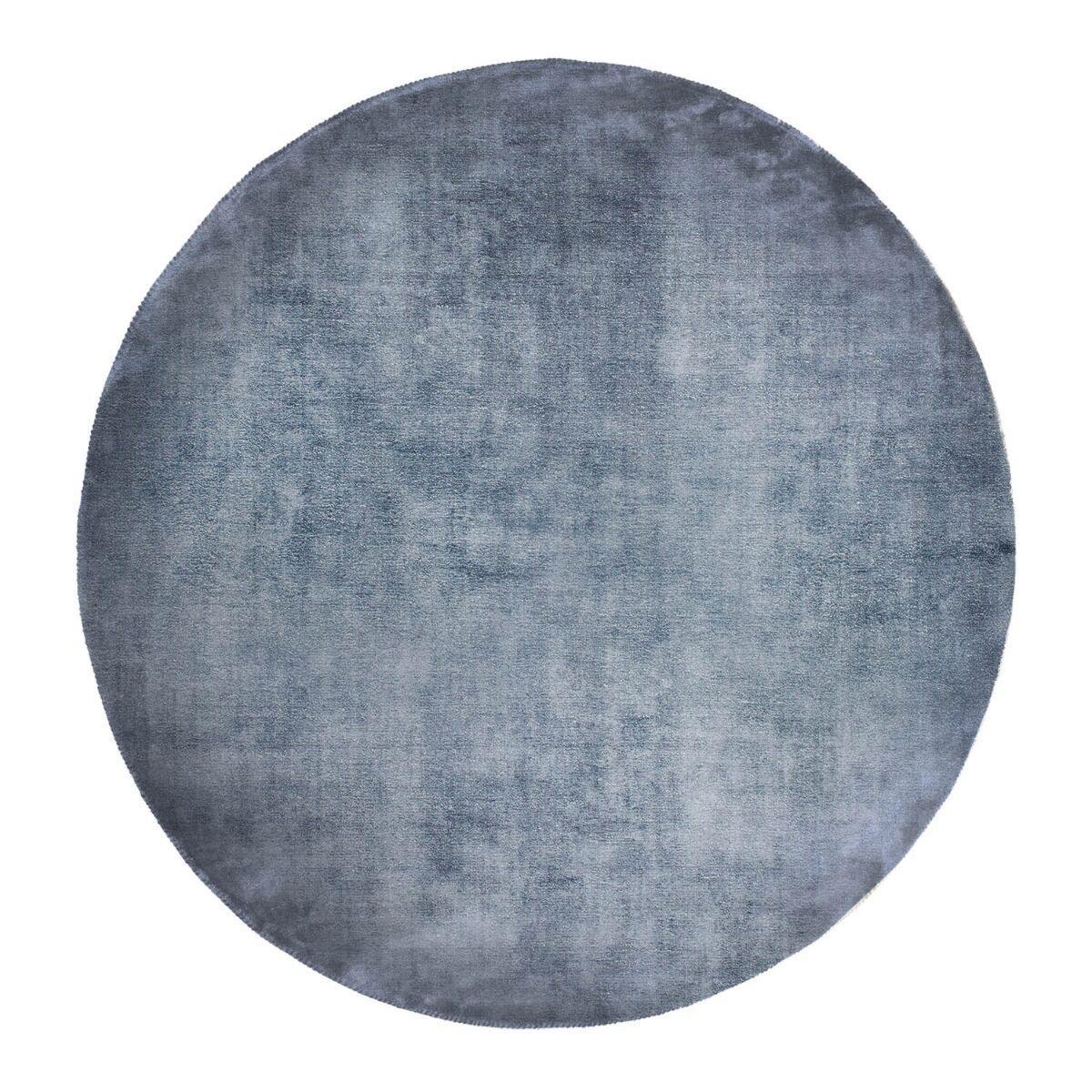 Dywan okrągły LINEN ciemnoniebieski Carpet Decor Eye on Design