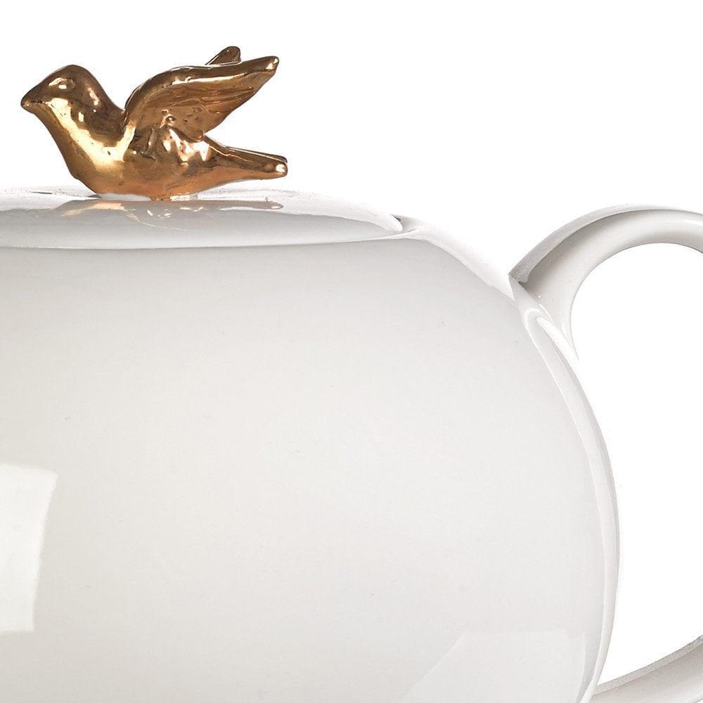 Dzbanek FREEDOM BIRD biała porcelana Pols Potten Eye on Design