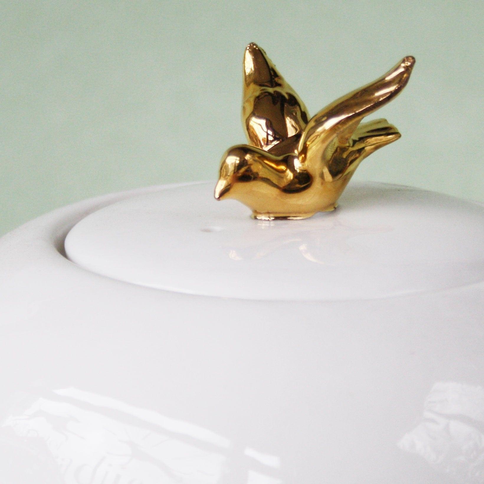 Dzbanek FREEDOM BIRD biała porcelana Pols Potten Eye on Design