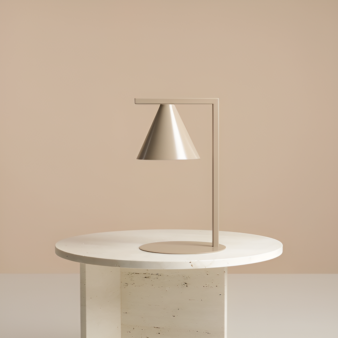 FORM Tischleuchte beige