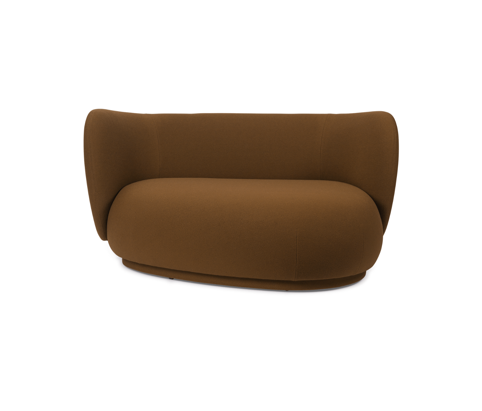 Sofa prawostronna RICO CURVE Tonus karmelowy