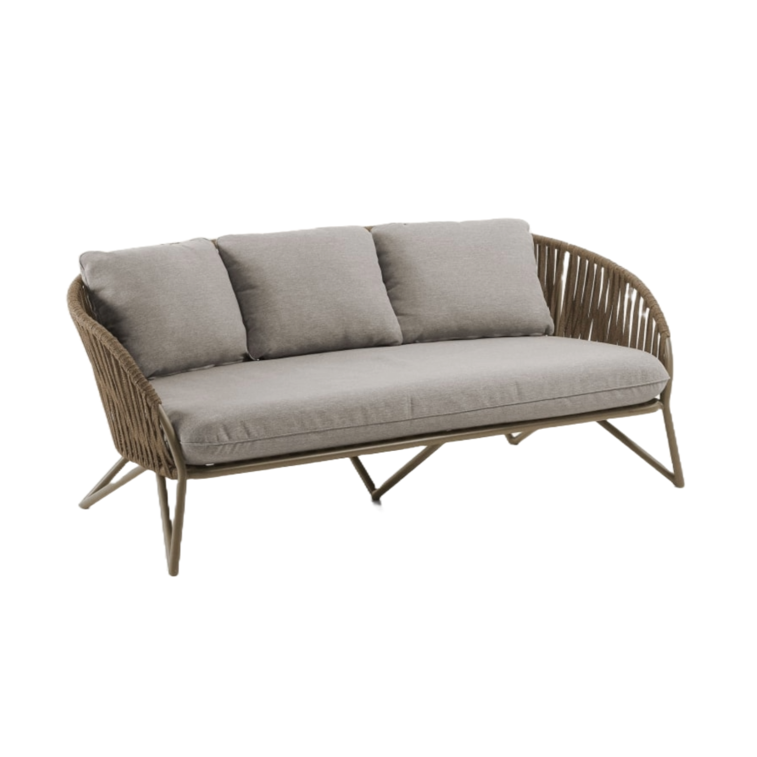 Gartensofa BRANZIE braun