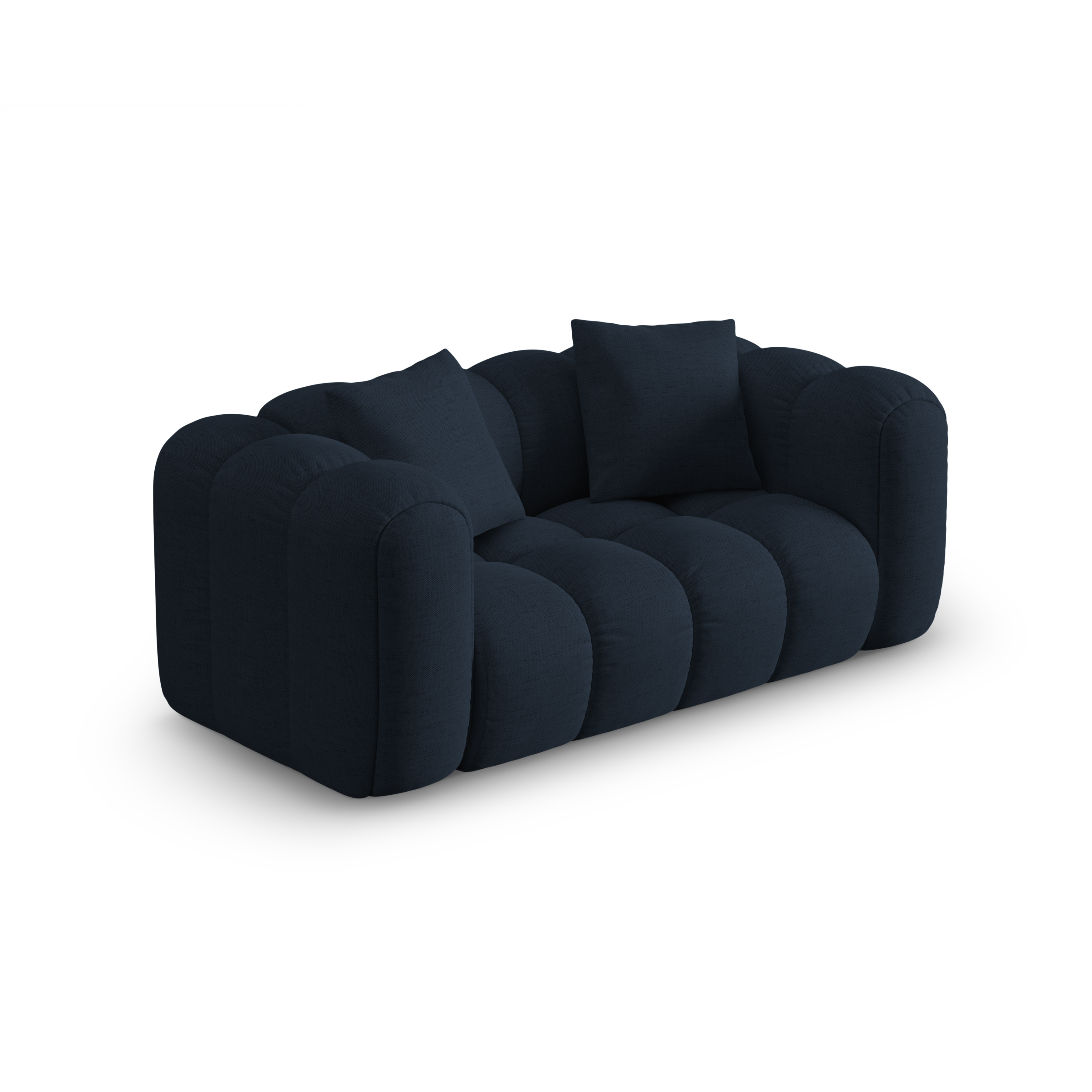 Sofa 2-osobowa ASTRO królewski granatowy szenil
