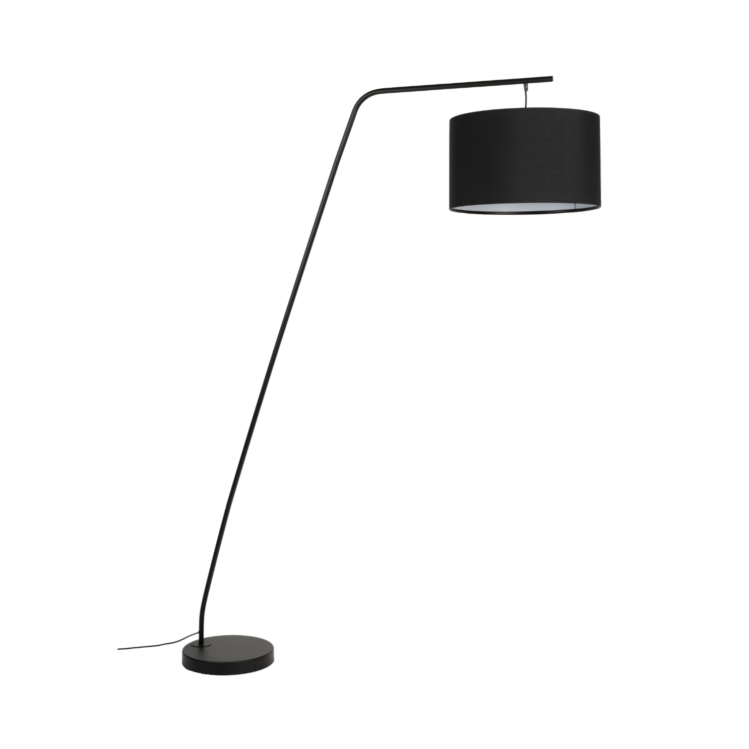 Lampa podłogowa na wysięgniku MARTINE czarny