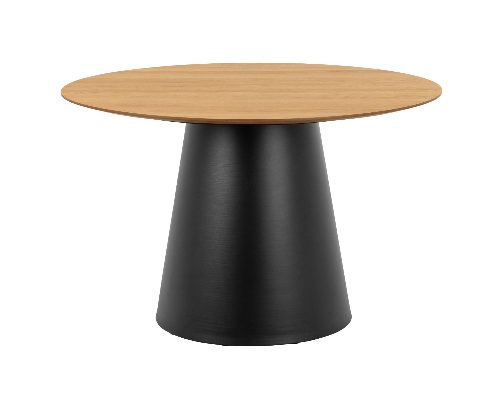 SOLI round table oak veneer