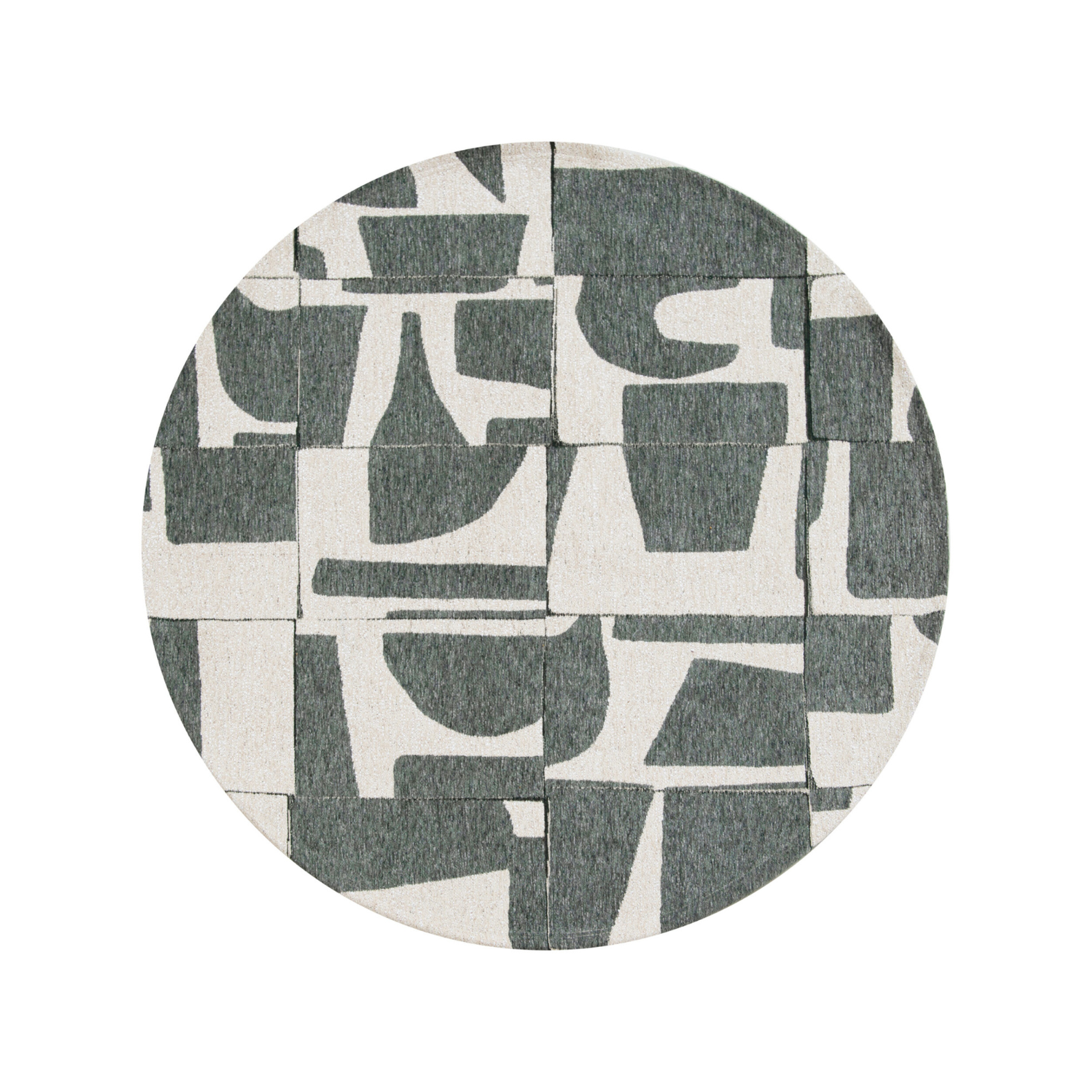 Dywan okrągły PAPERCUT SEA SPRAY zielony
