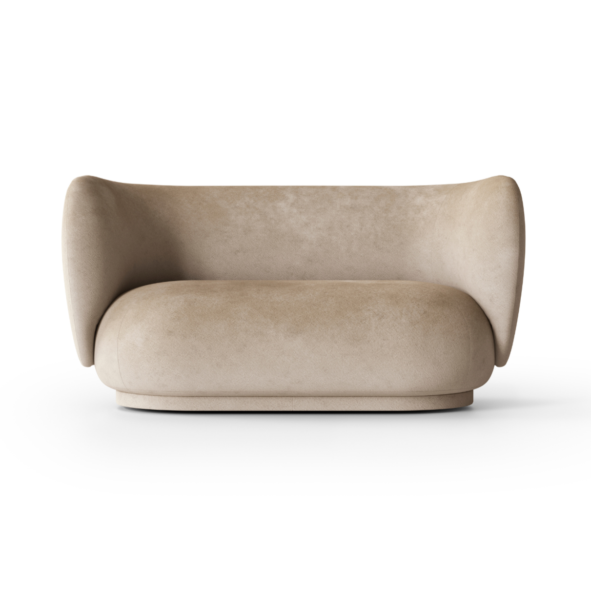 Sofa 2-osobowa RICO Faded Velvet piaskowy