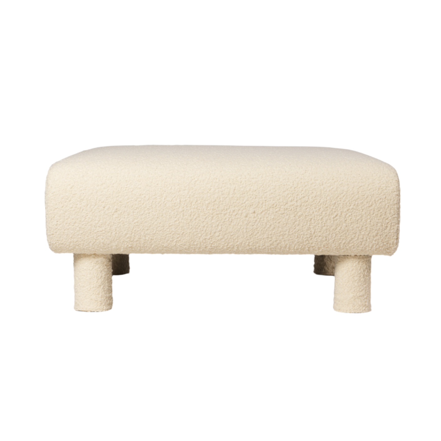 Sofa modułowa DASE - puf Nordic Bouclé złamana biel