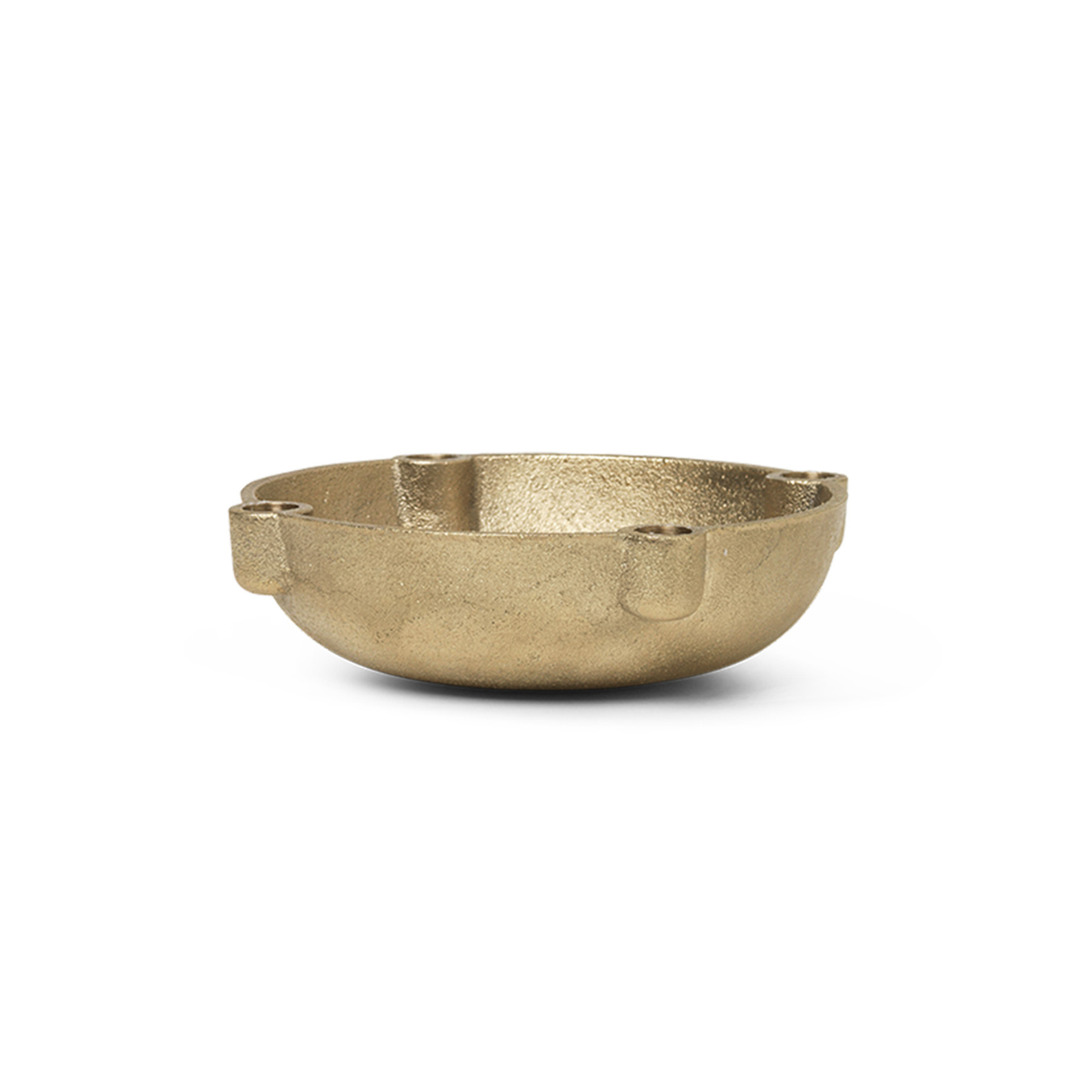 Świecznik BOWL mosiężny