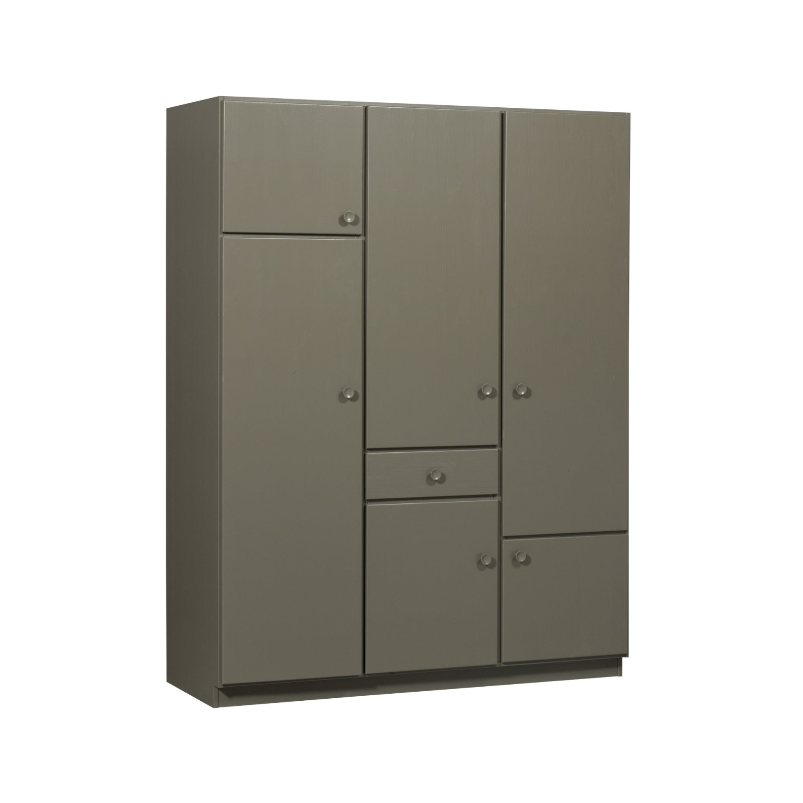 3-Türer-Kleiderschrank Alfie dunkelgrüne Kiefer