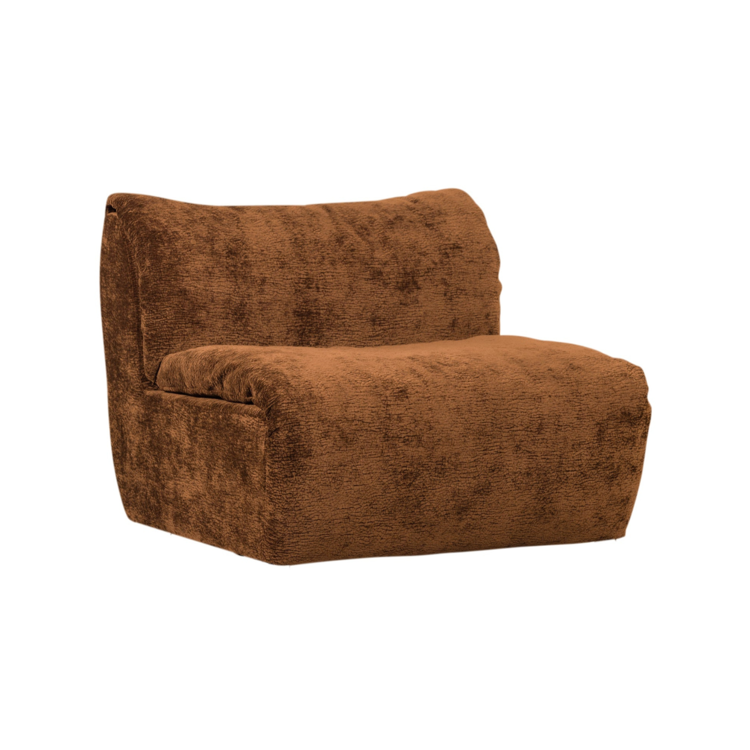 Sofa modułowa BAGGY - element brązowy szenil