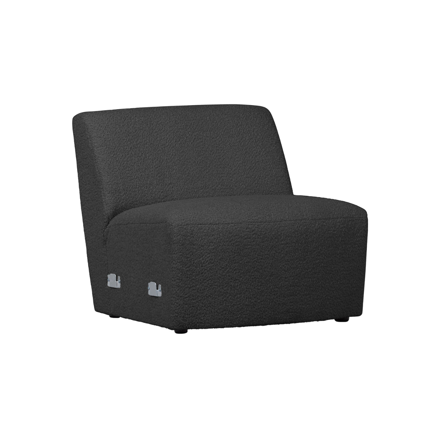 Sofa modułowa COCO - element ciemny szary boucle