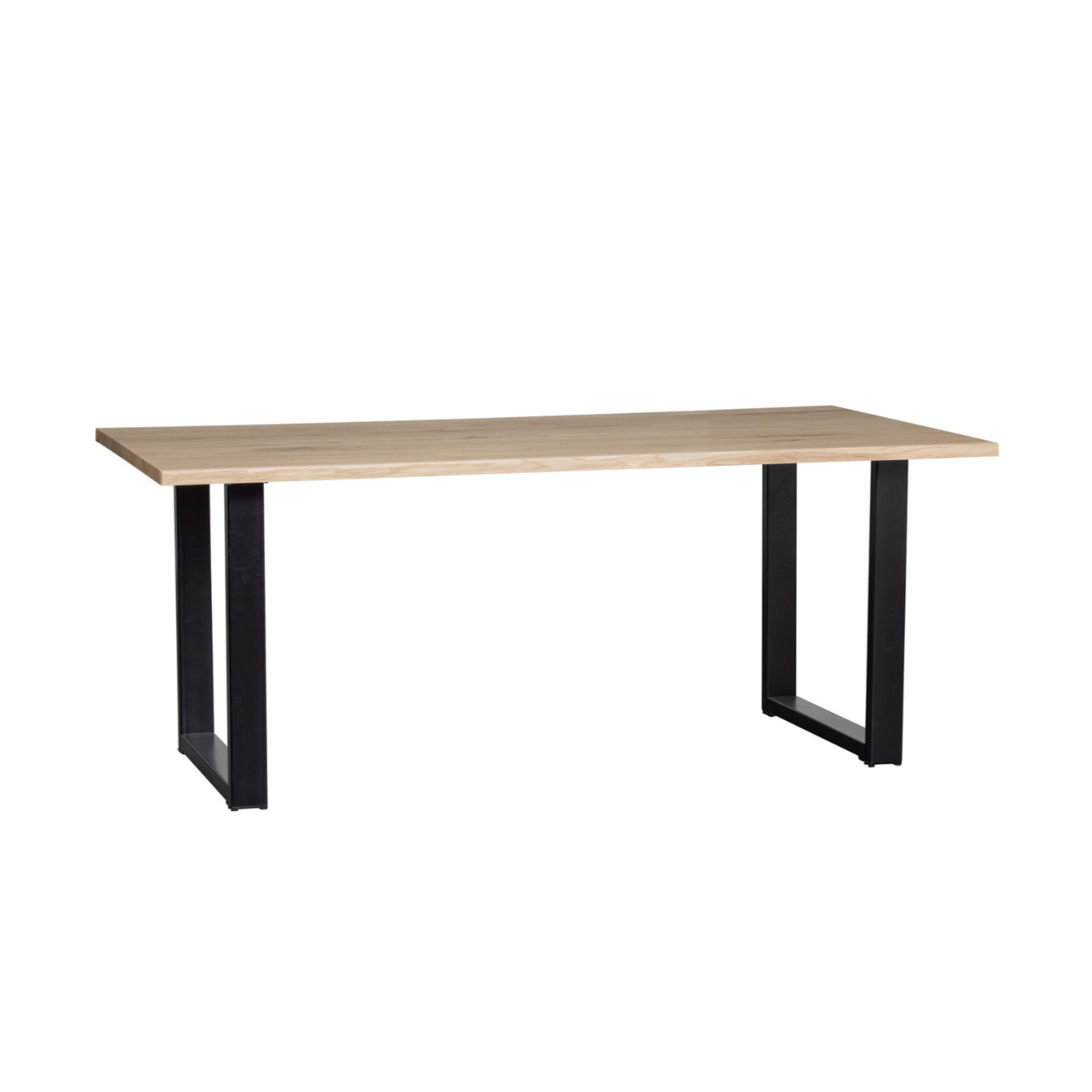 Tablo -Baumtisch mit einer schwarzen Basis in Form