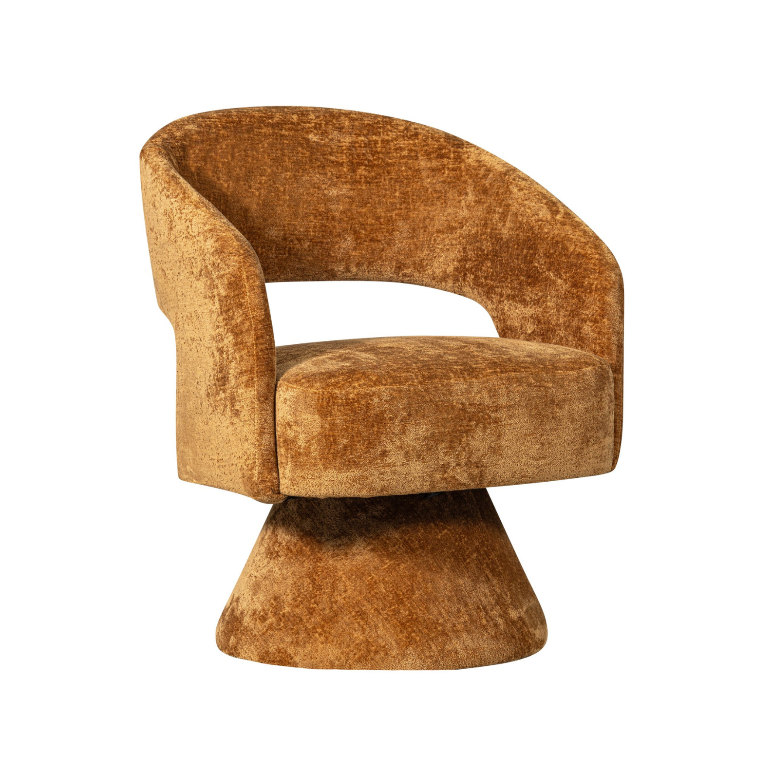 Caramel Ebba rotary armchair