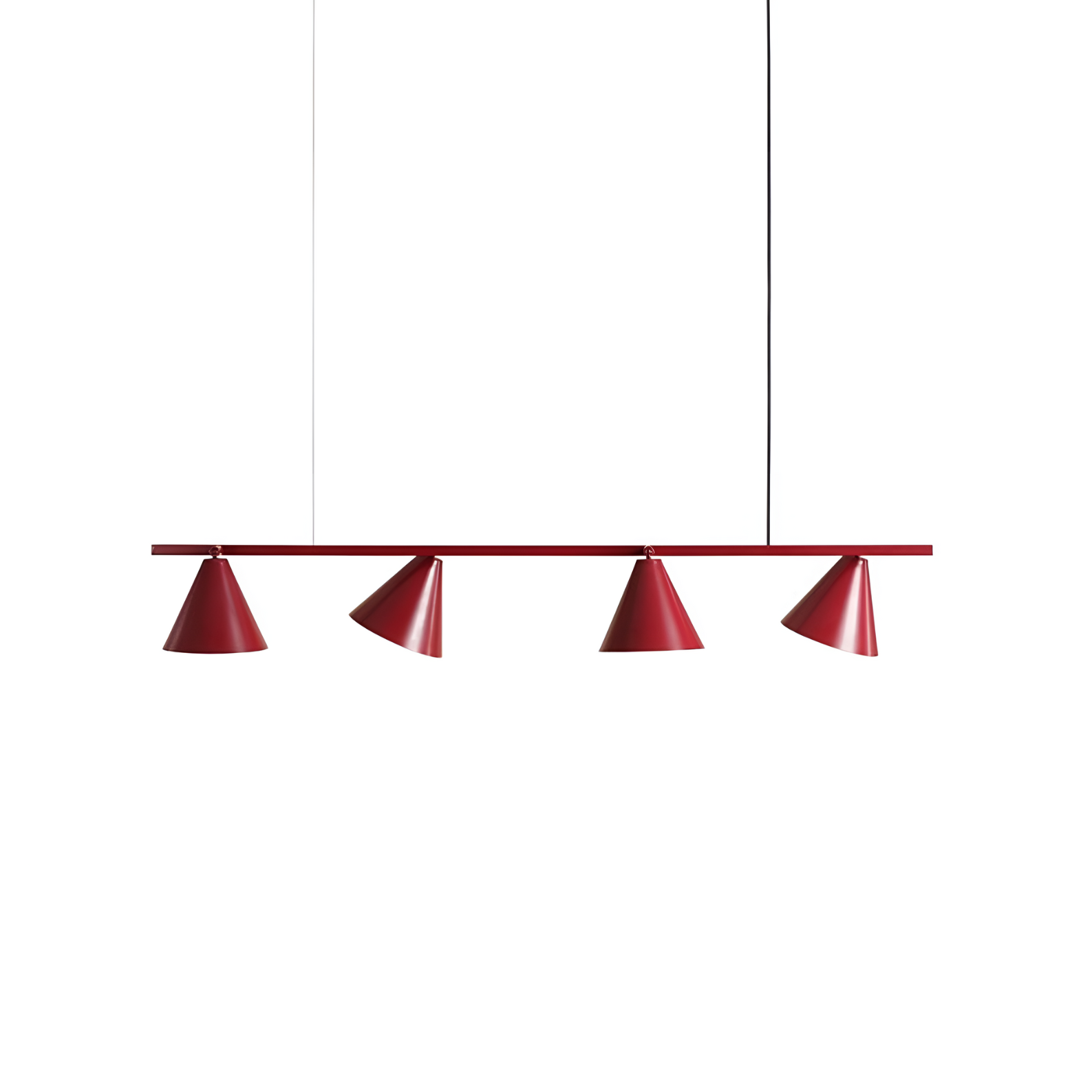 Lampa wisząca FORM QUATRO bordowy