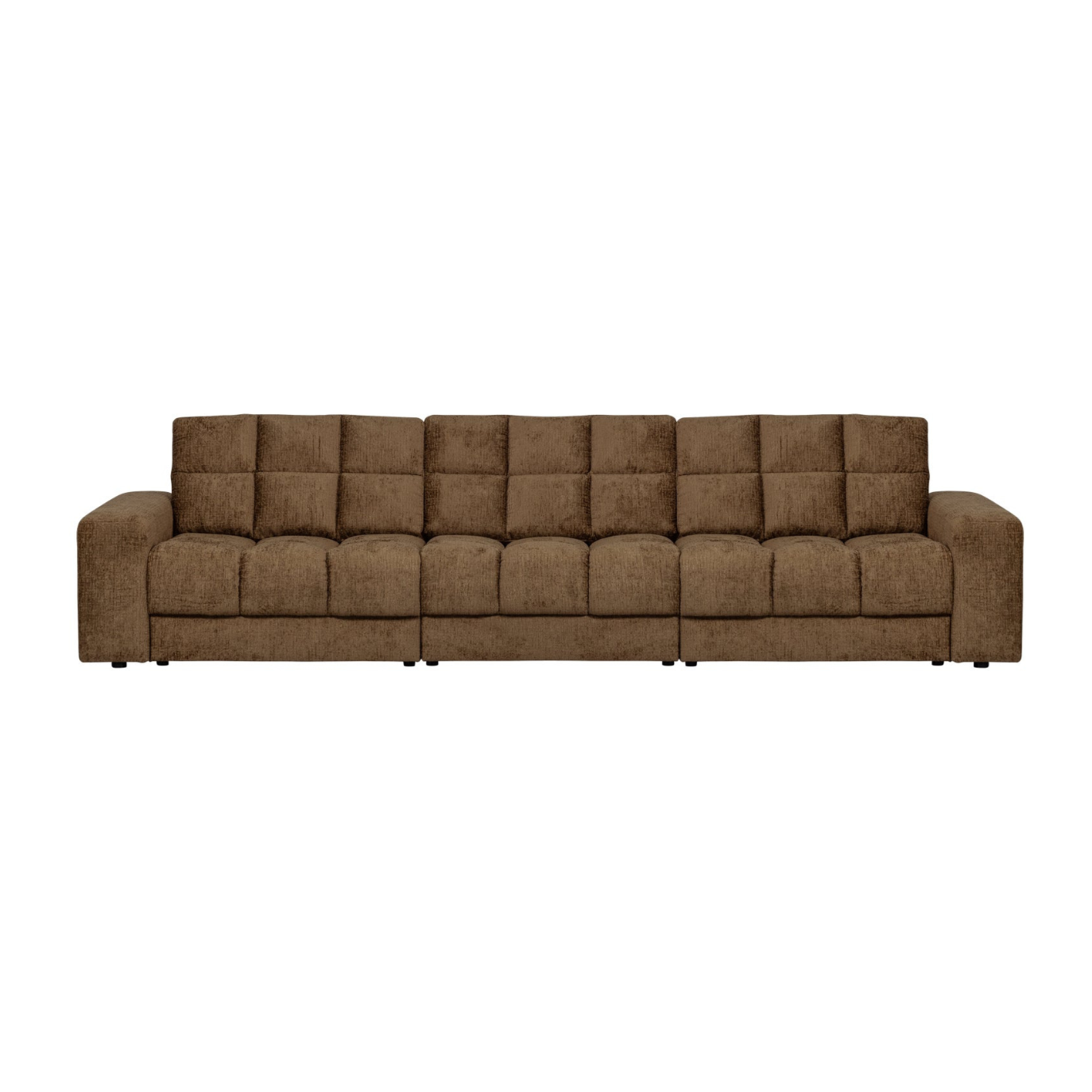 Sofa 3-osobowa SECOND DATE - BRASS aksamitny