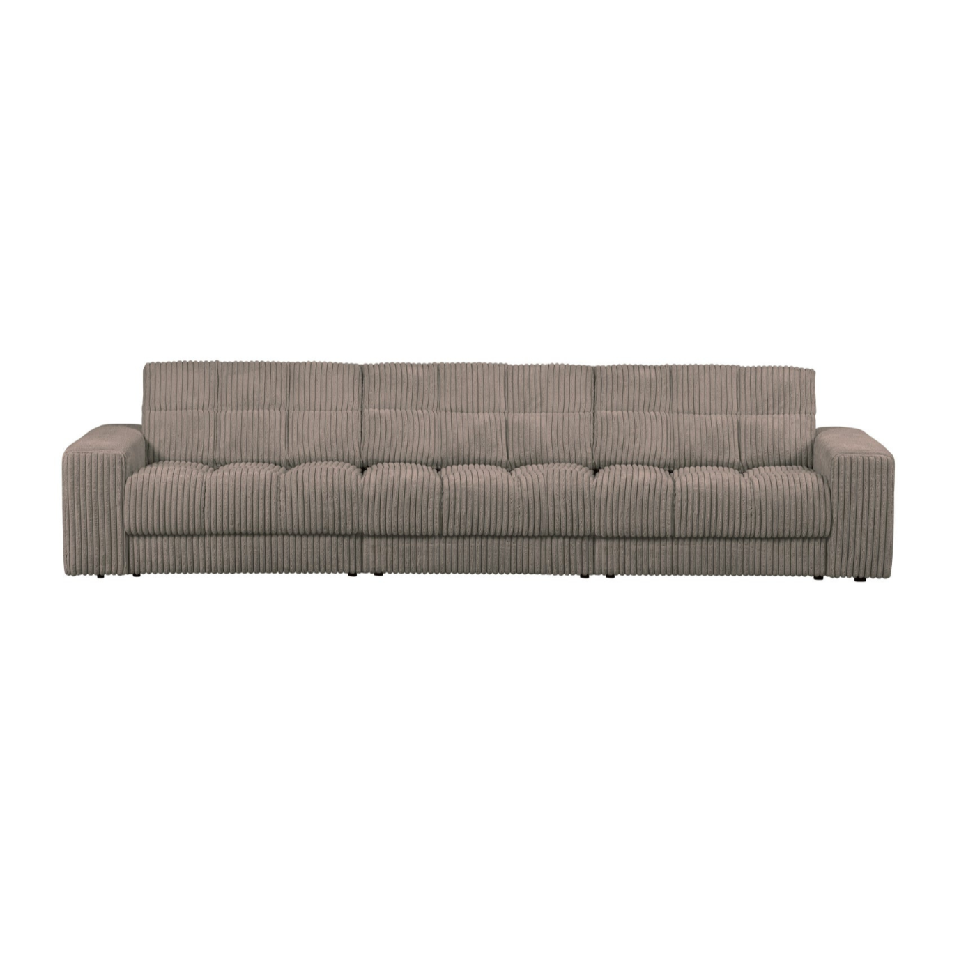 Sofa 3-osobowa SECOND DATE brązowy sztruks