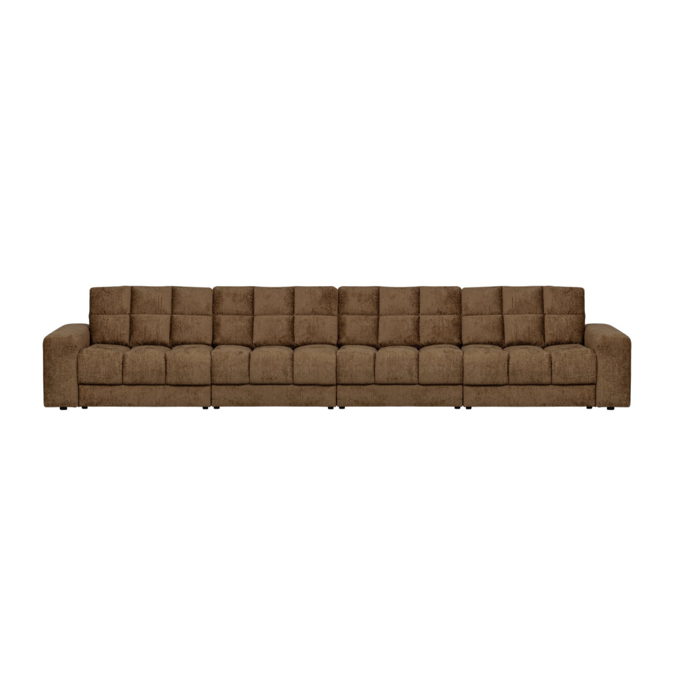 Sofa 4-osobowa SECOND DATE - BRASS aksamitny