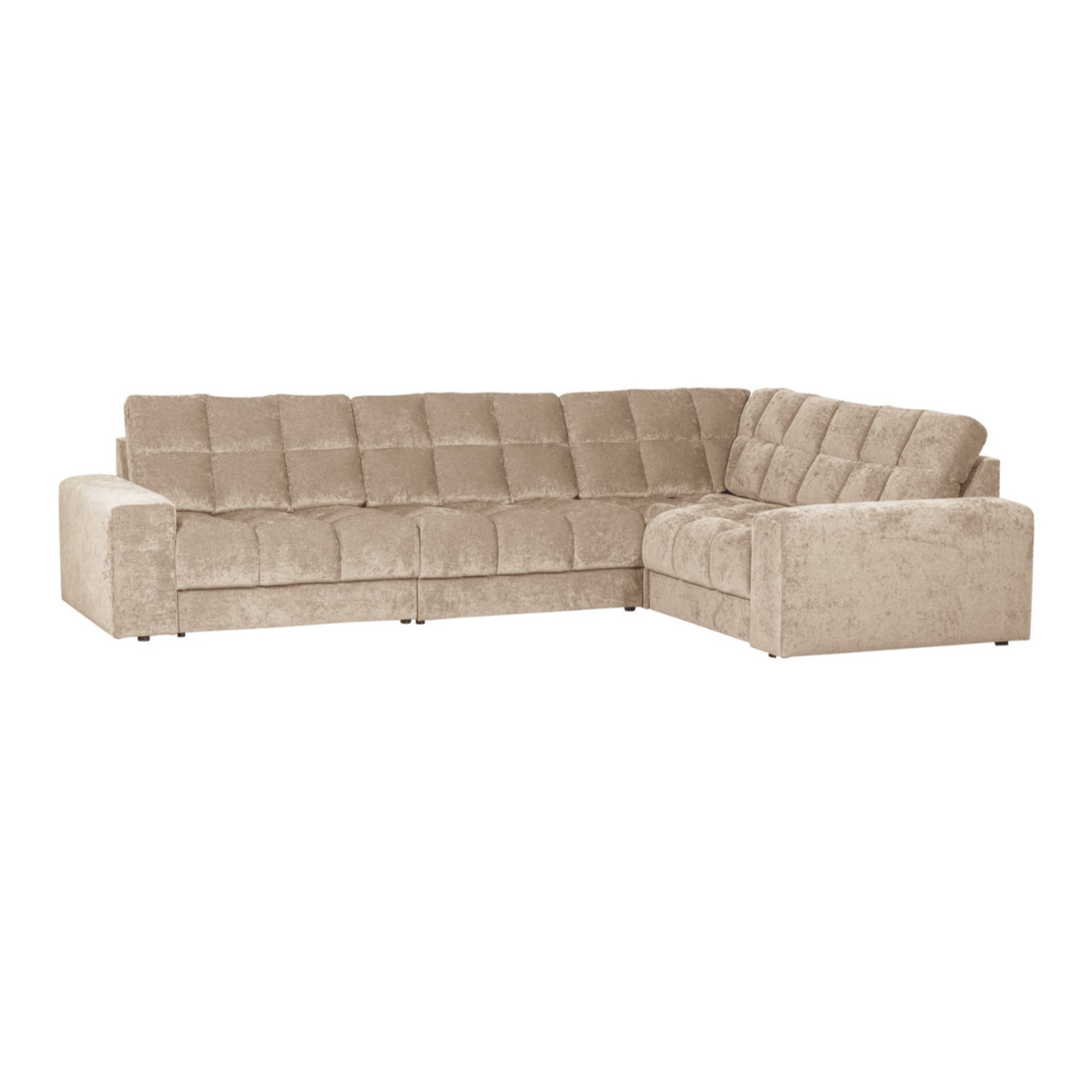 Sofa narożna prawostronna SECOND DATE beżowy
