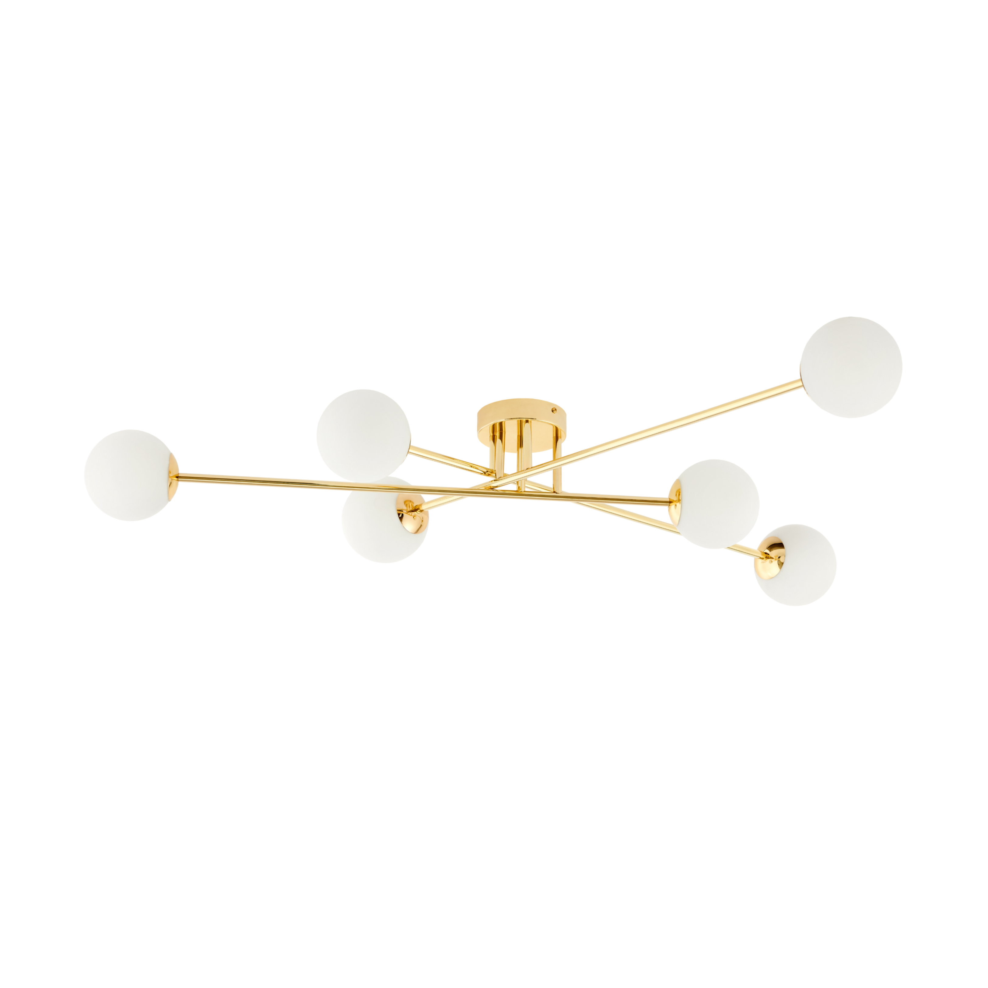 Lampa sufitowa ASTRA 6 złoty