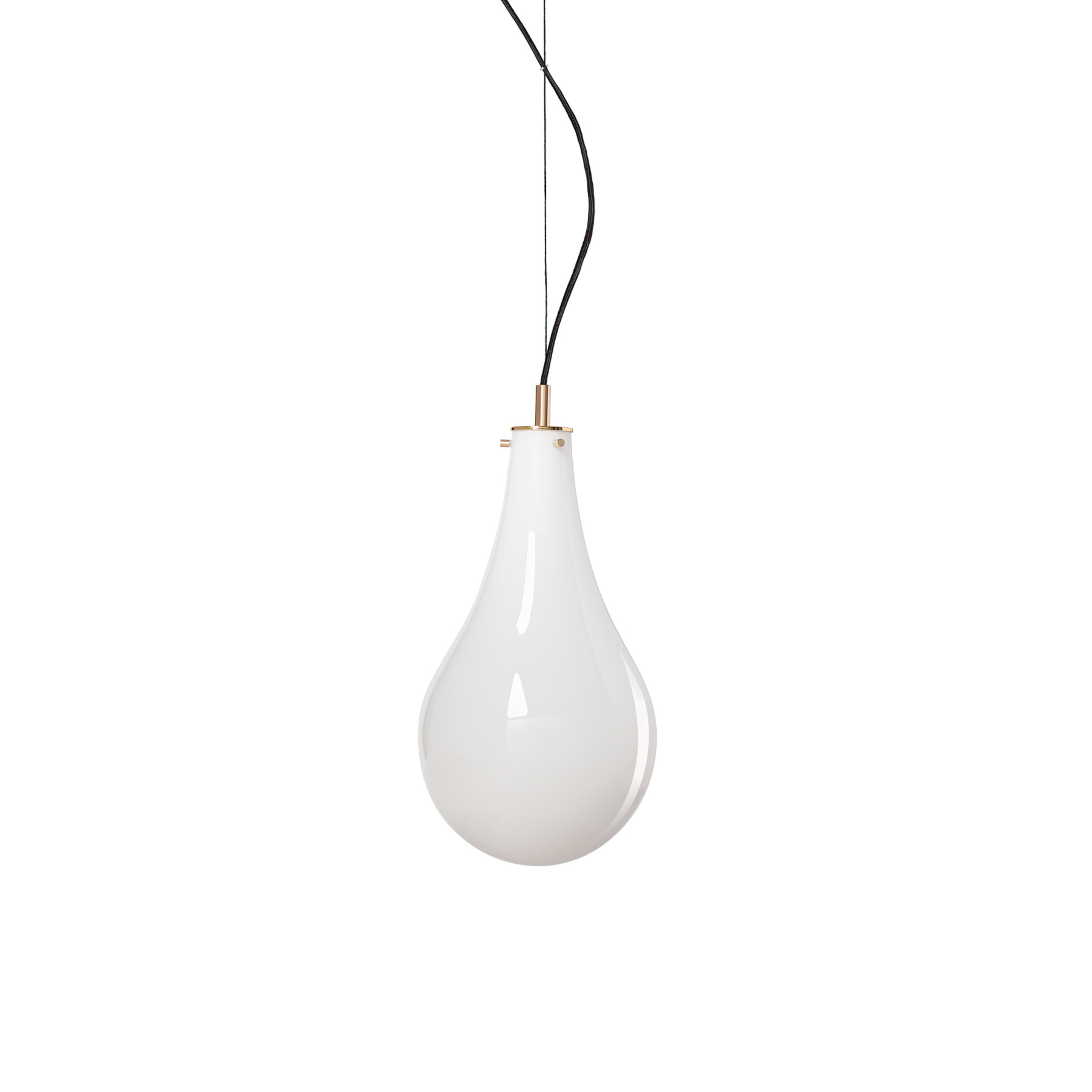 Lampa wisząca STILLA biały ze złotym wykończeniem