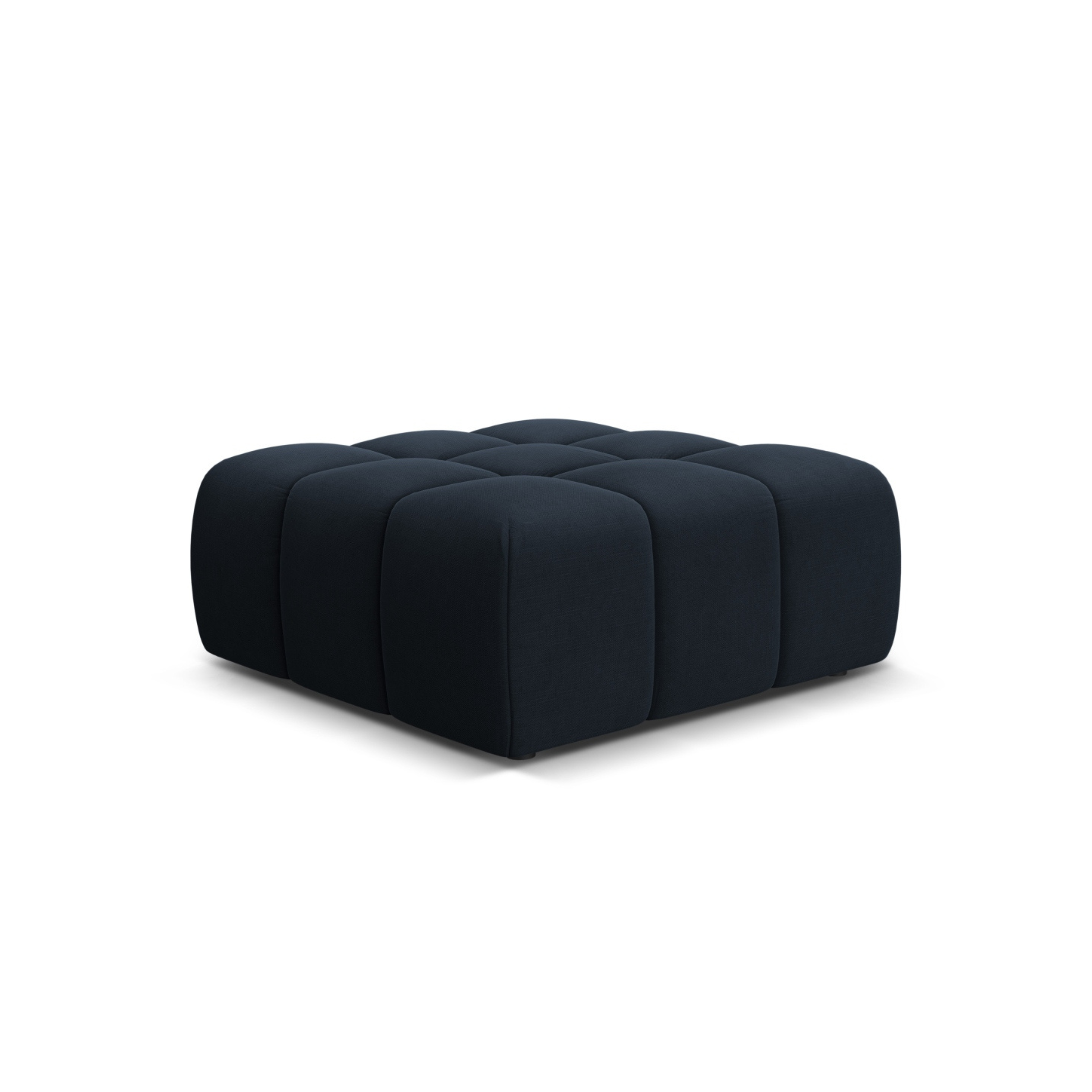 AGAVE pouf navy chenille