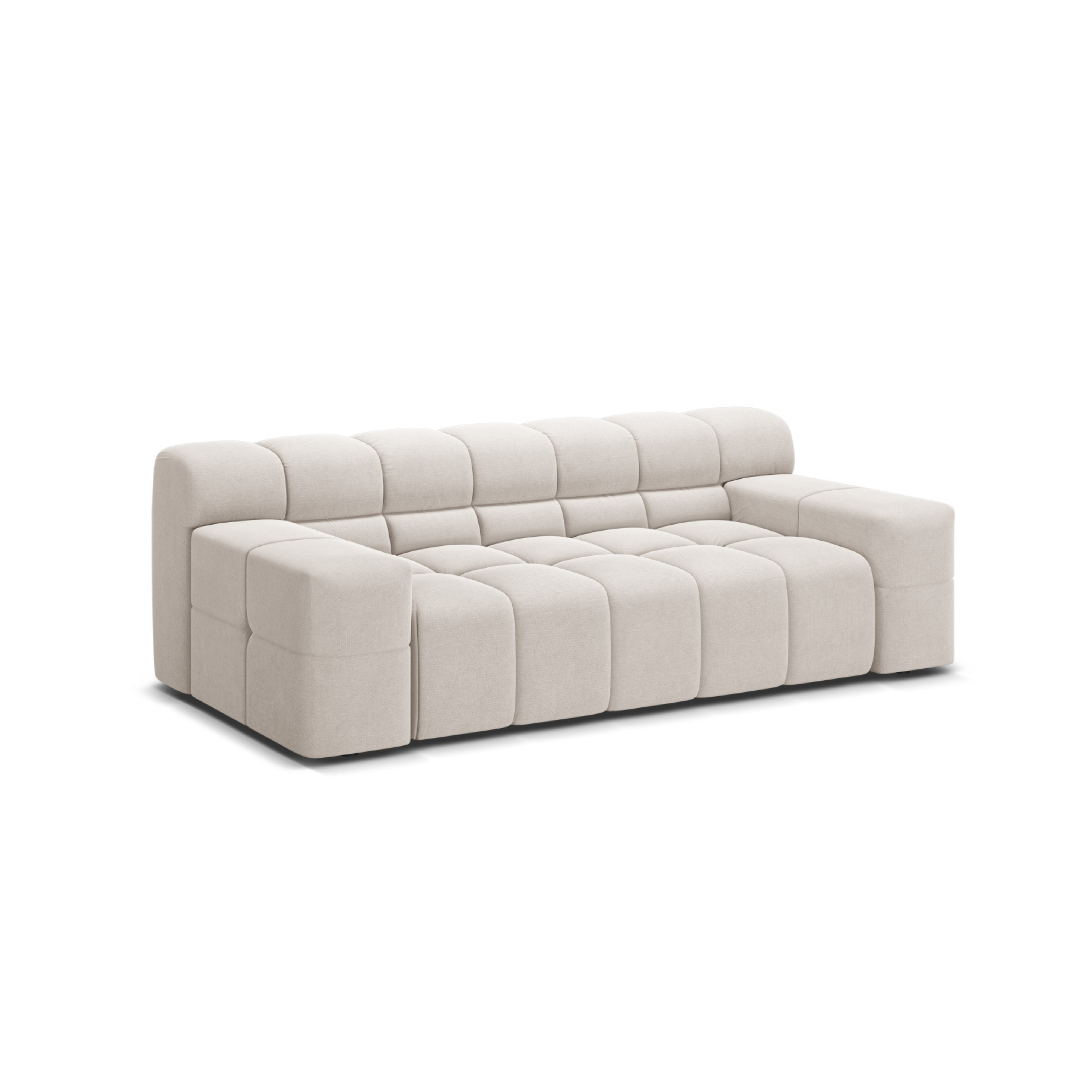 Sofa 2-osobowa AGAVE jasnobeżowy szenil