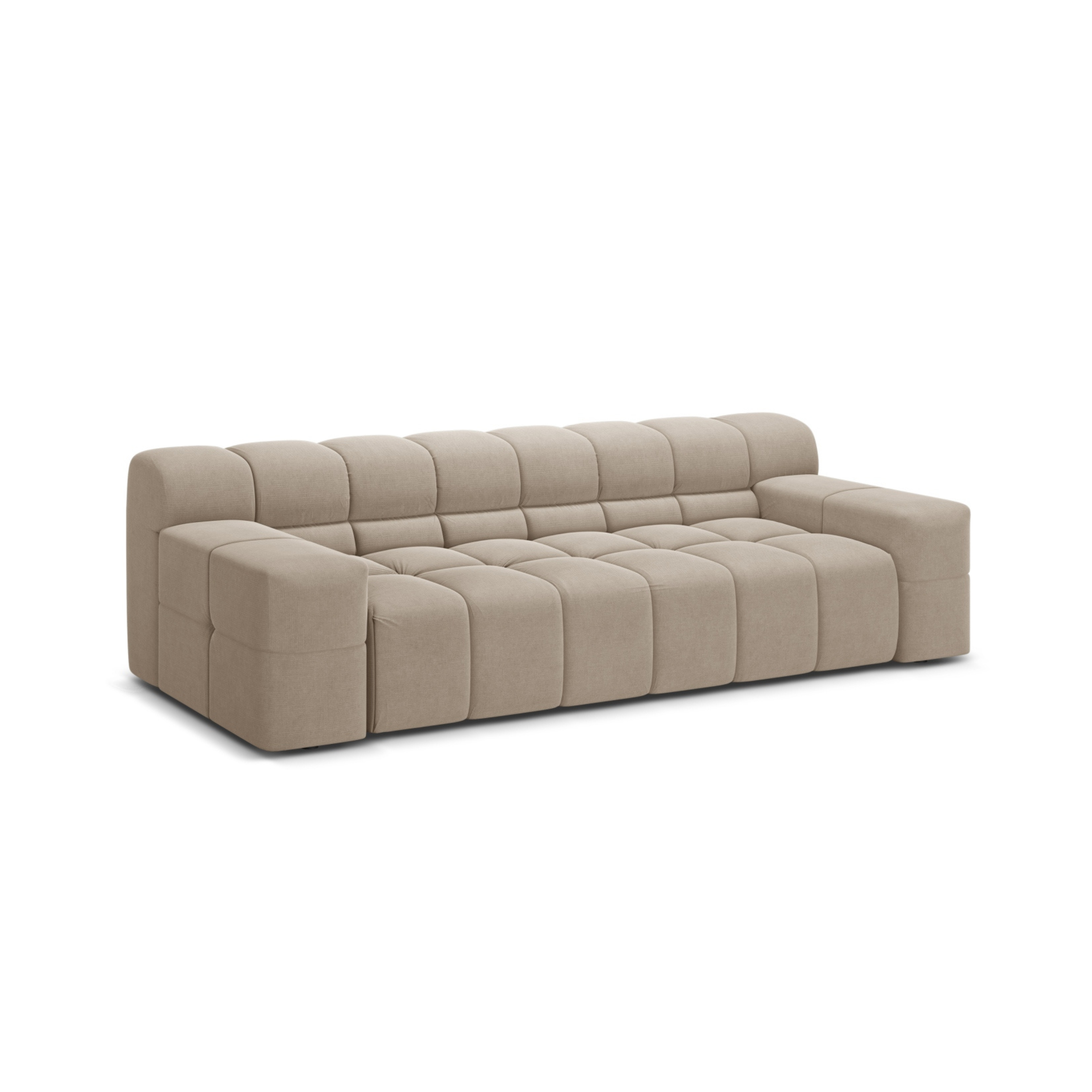 3-seater Sofa AGAVE beige chenille
