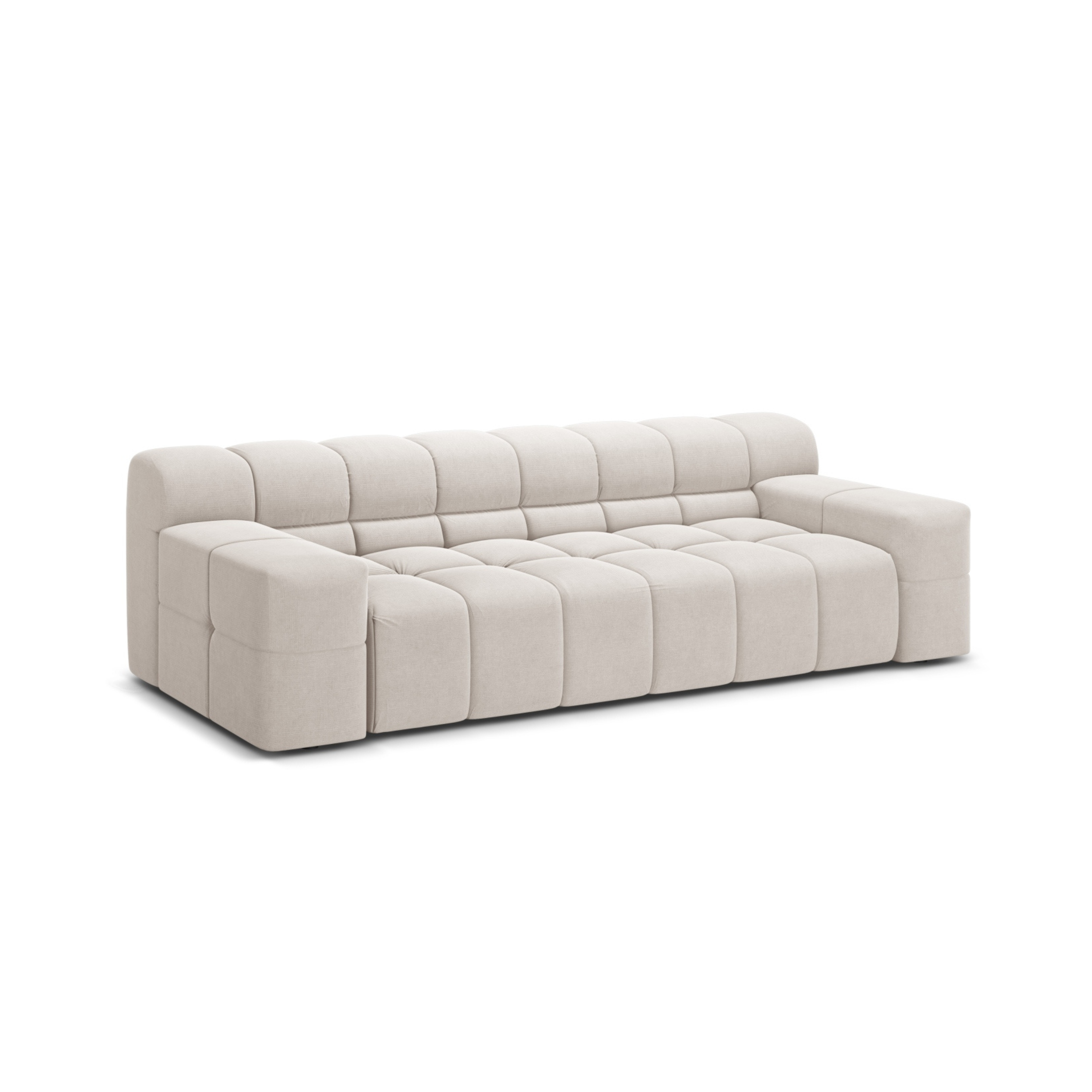Sofa 3-osobowa AGAVE jasnobeżowy szenil