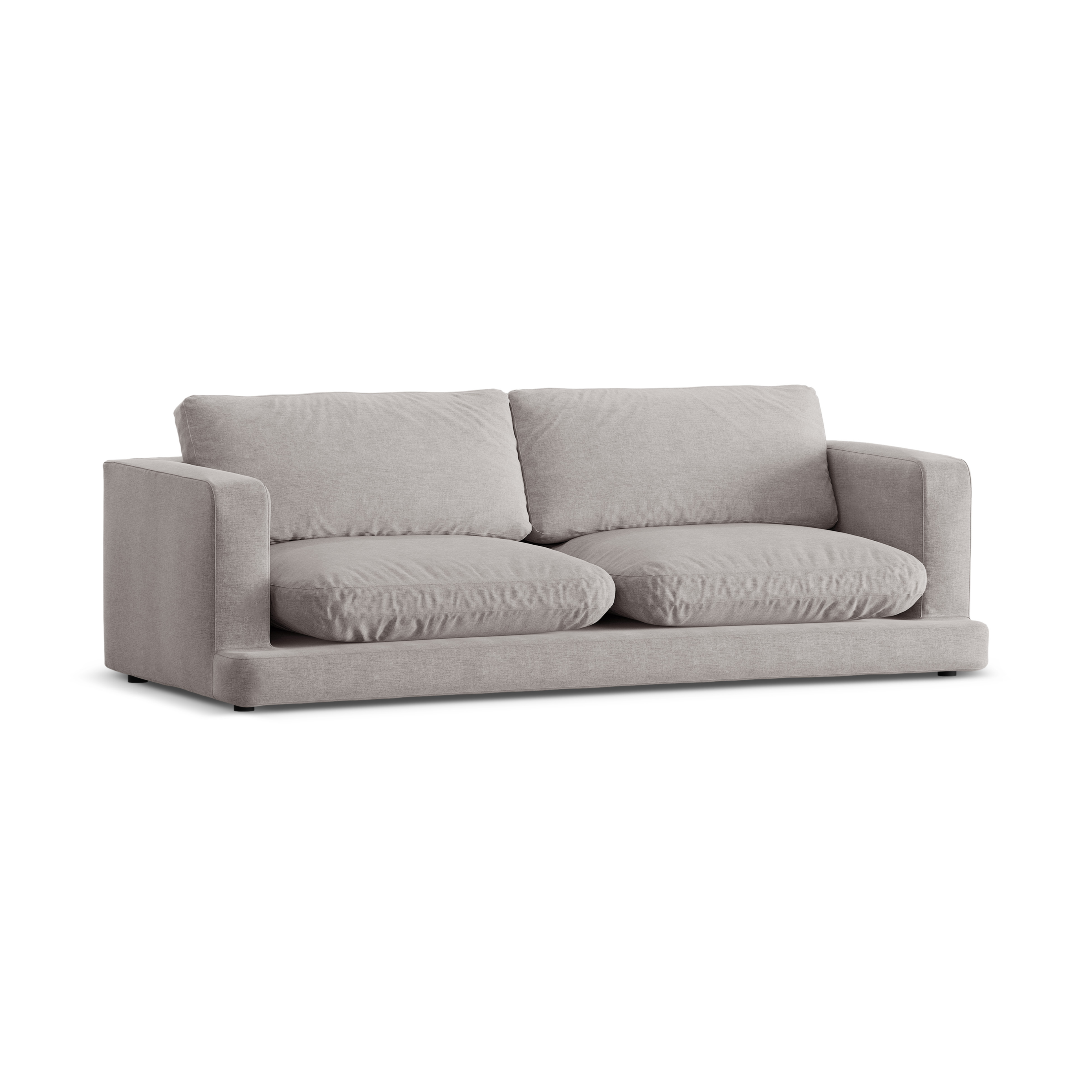 Sofa 3-osobowa DAPHNE ciepły szary szenil