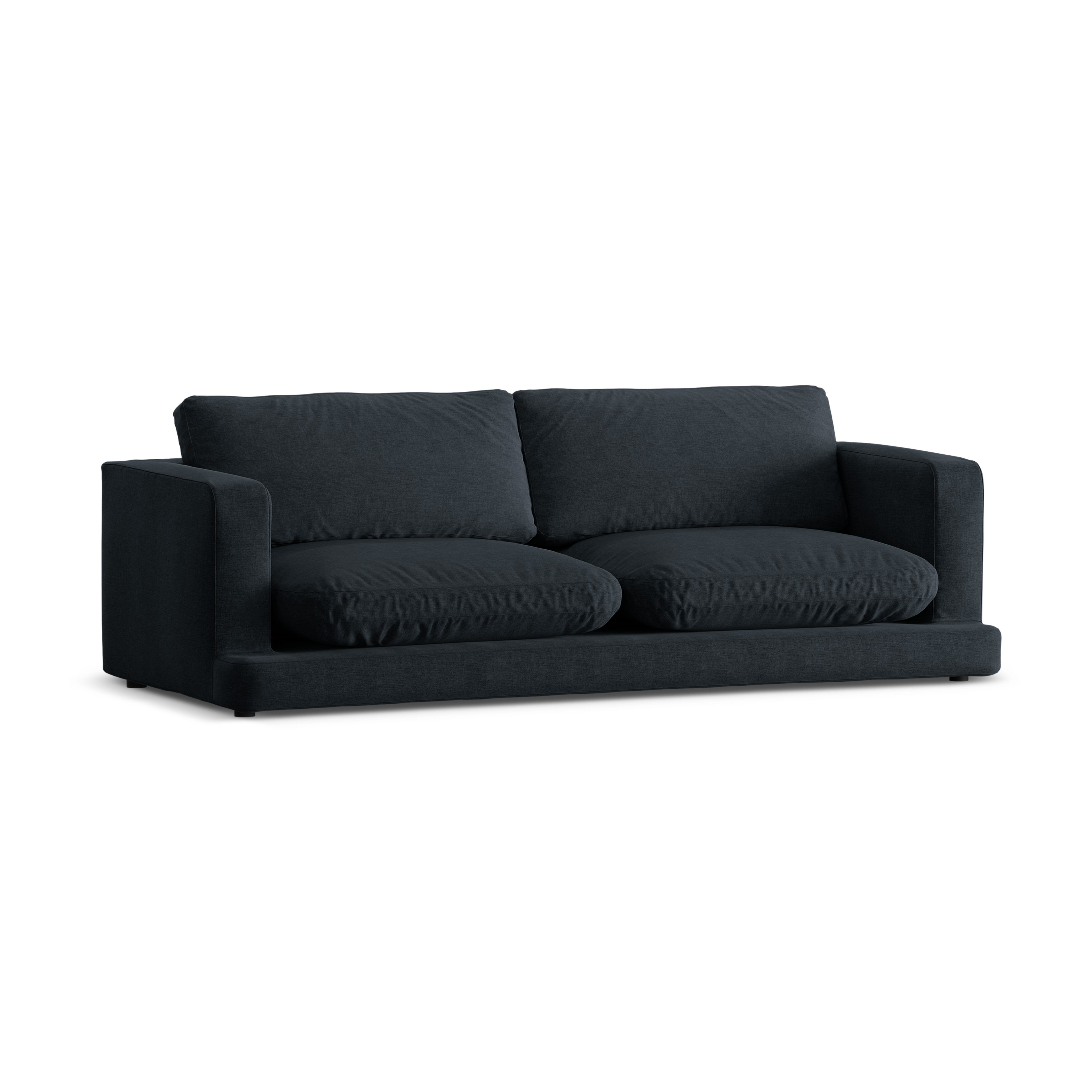 Sofa 3-osobowa DAPHNE czarny szenil