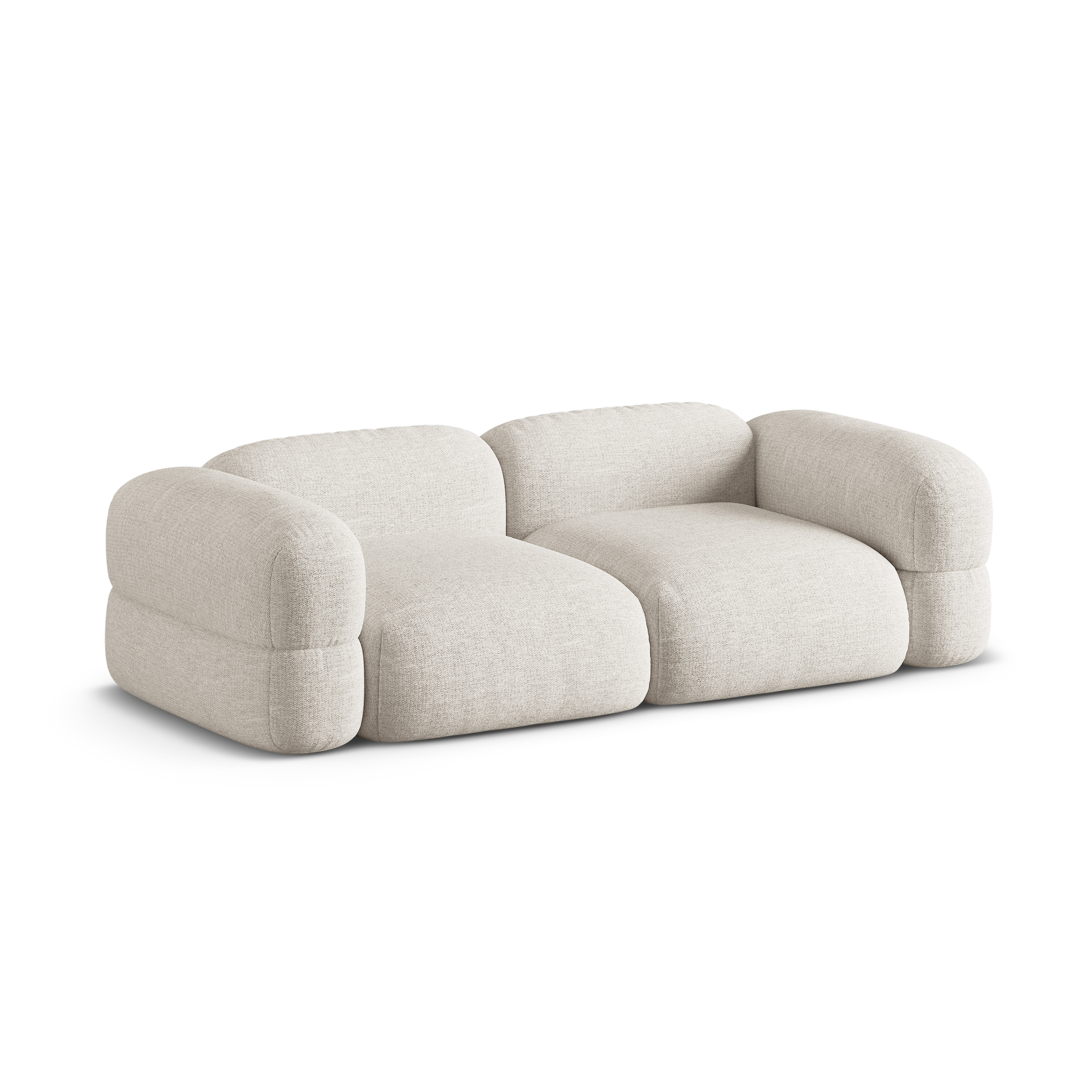 4-seater Sofa ROGER beige chenille
