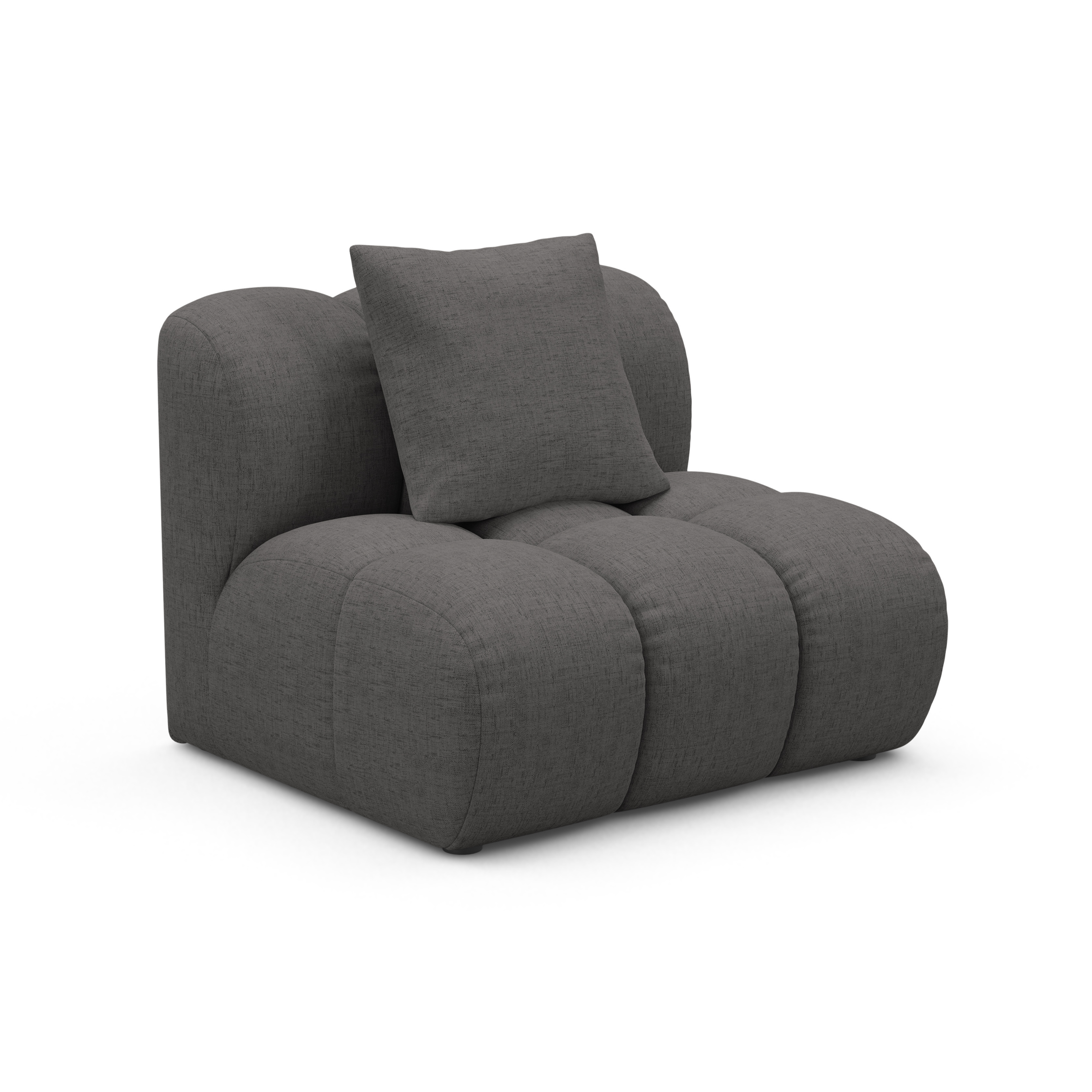 Sessel / Modul ASTRO graues Chenille