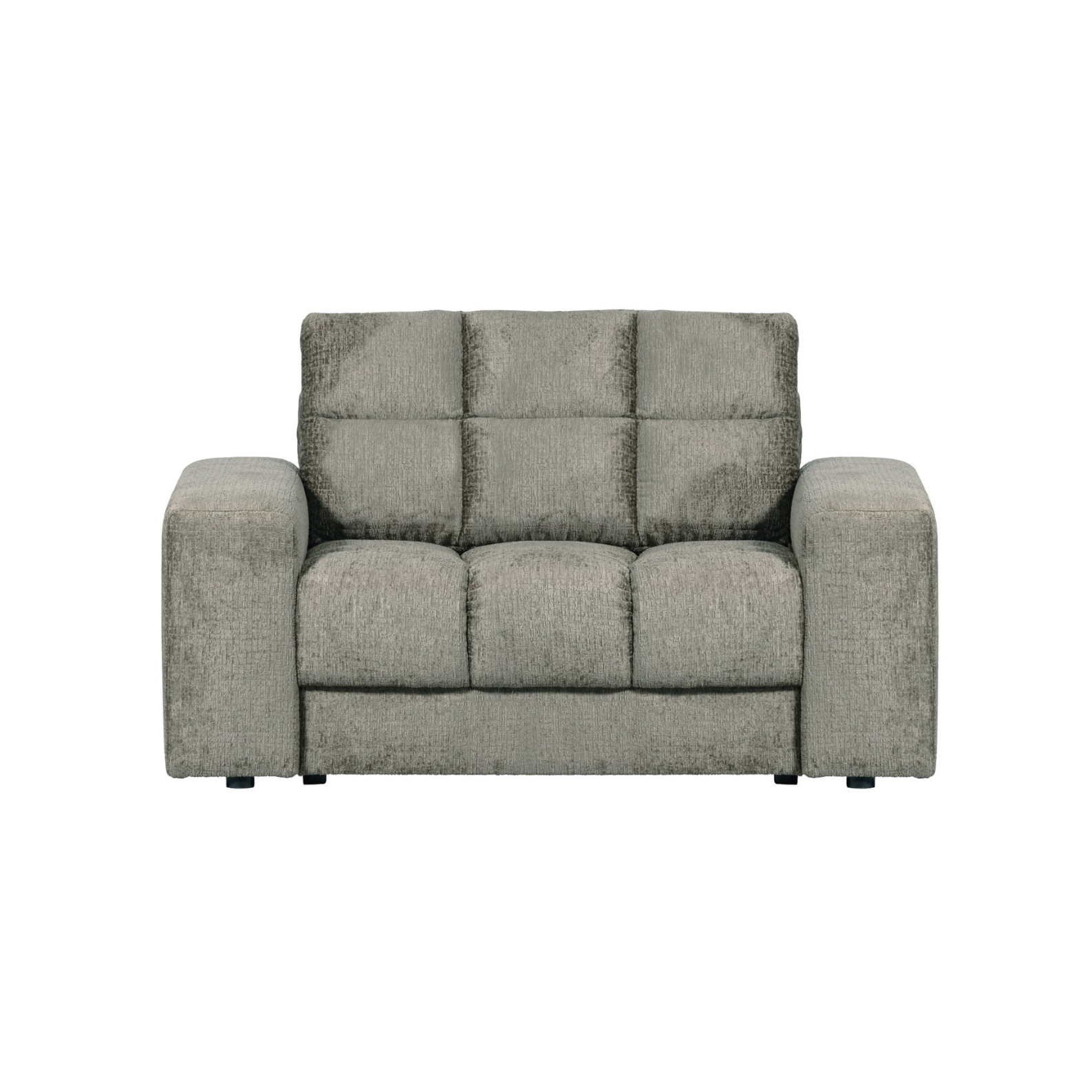 Sofa loveseat SECOND DATE - FROST aksamitny