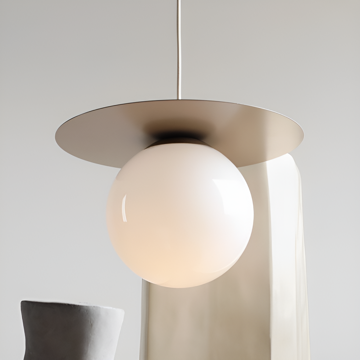 Lampa wisząca LOOP beżowy
