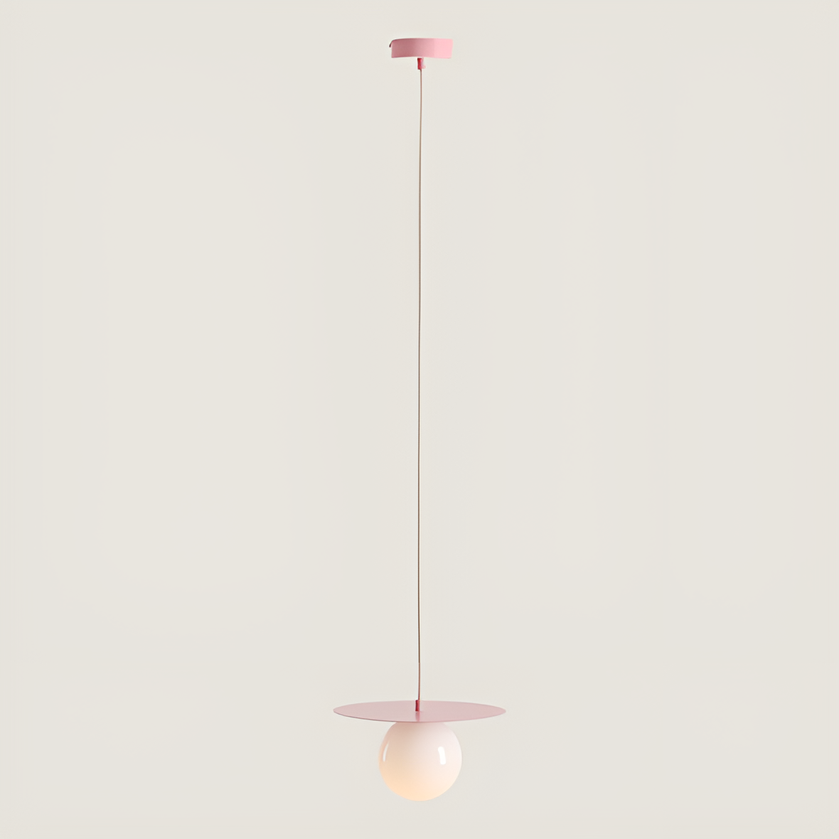Lampa wisząca LOOP różowy