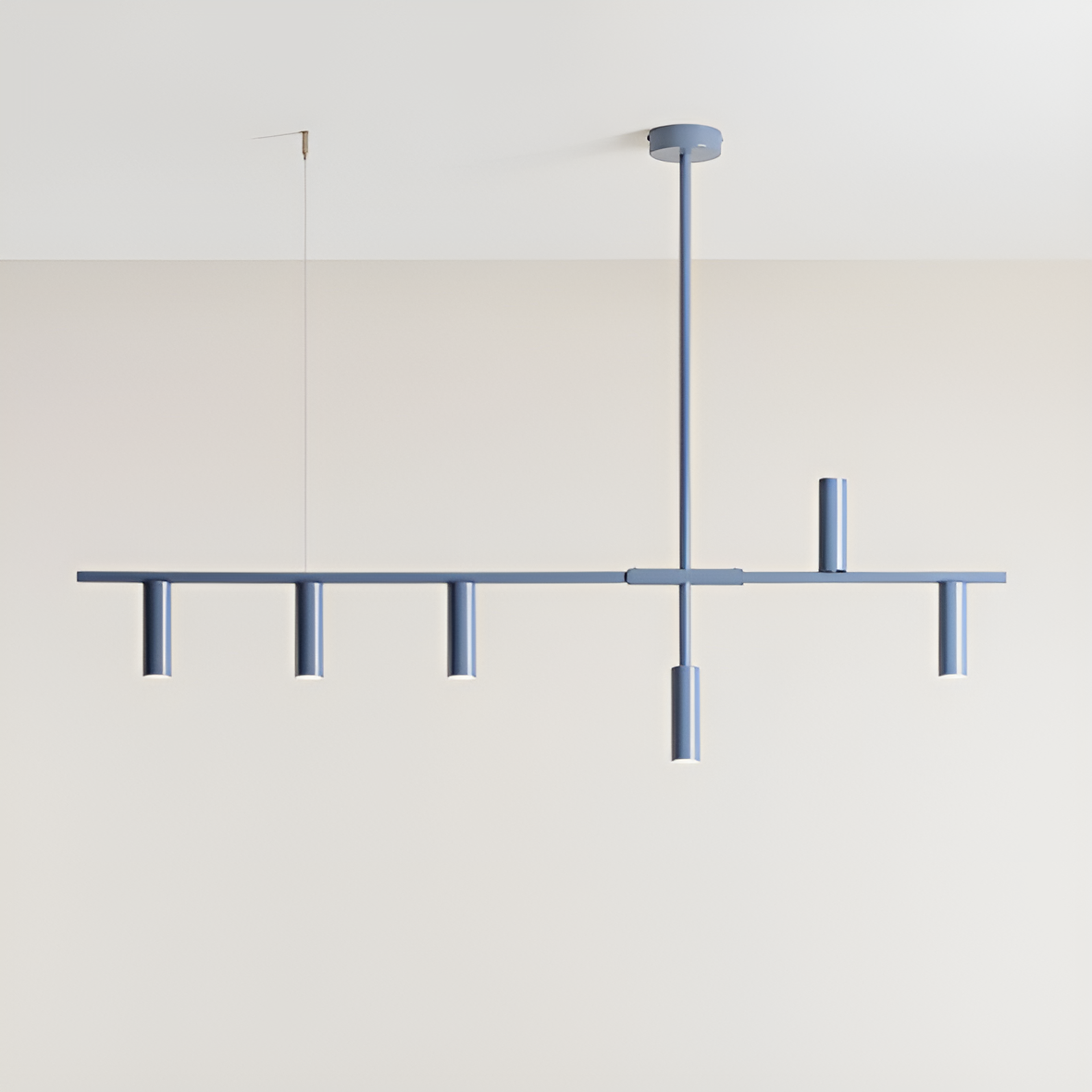 Lampa wisząca TREVO niebieski