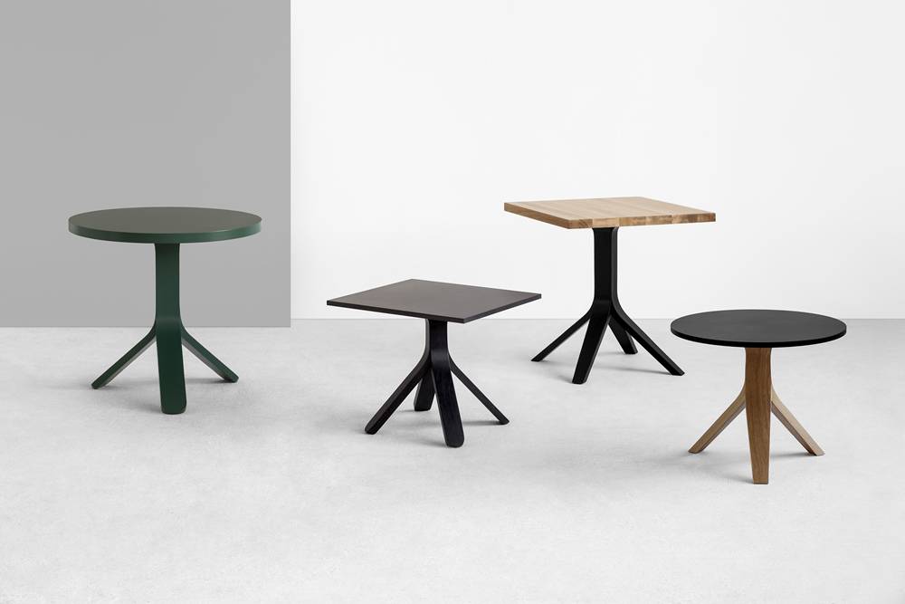 HEY STK-1713 round coffee table wooden