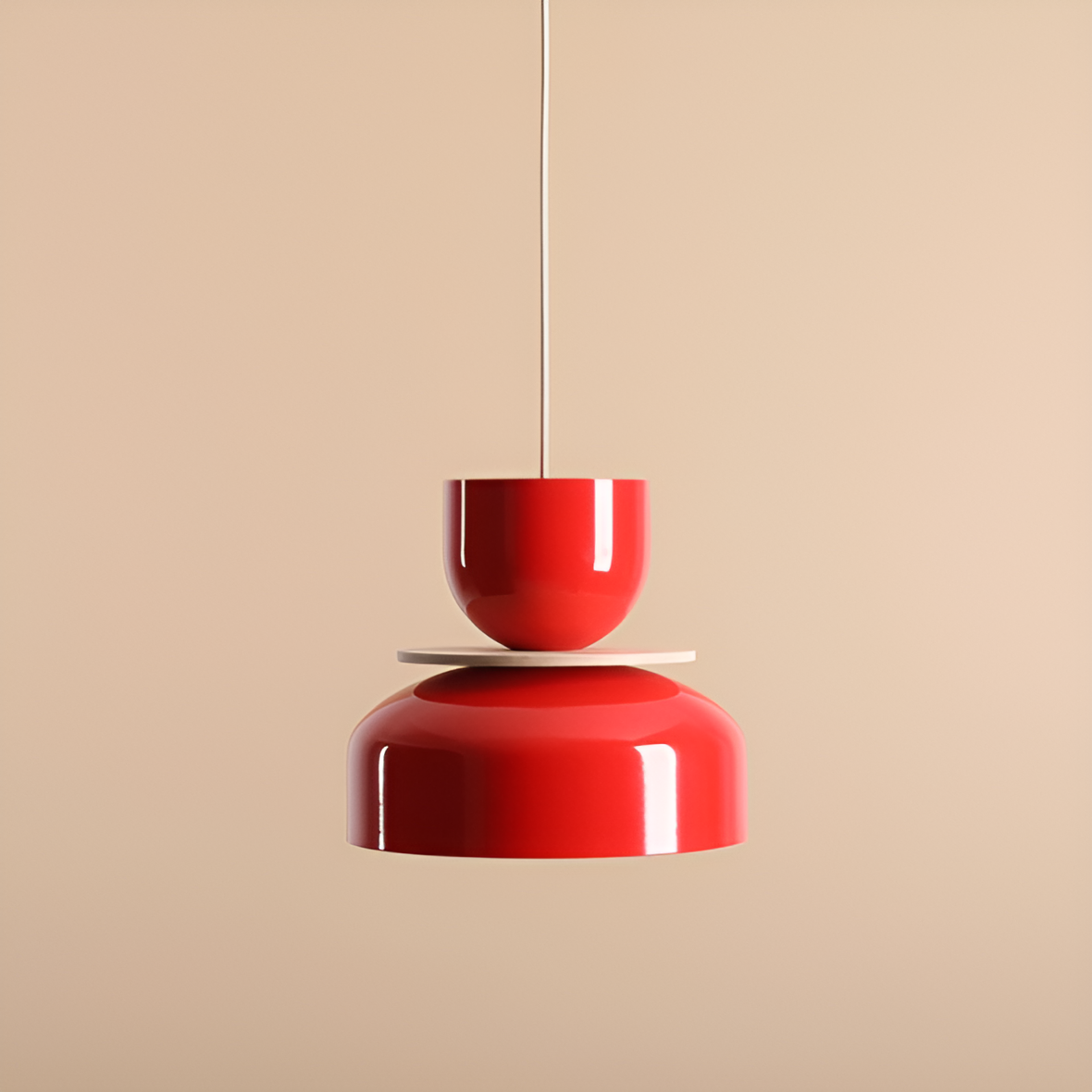 Lampa wisząca UTO czerwony