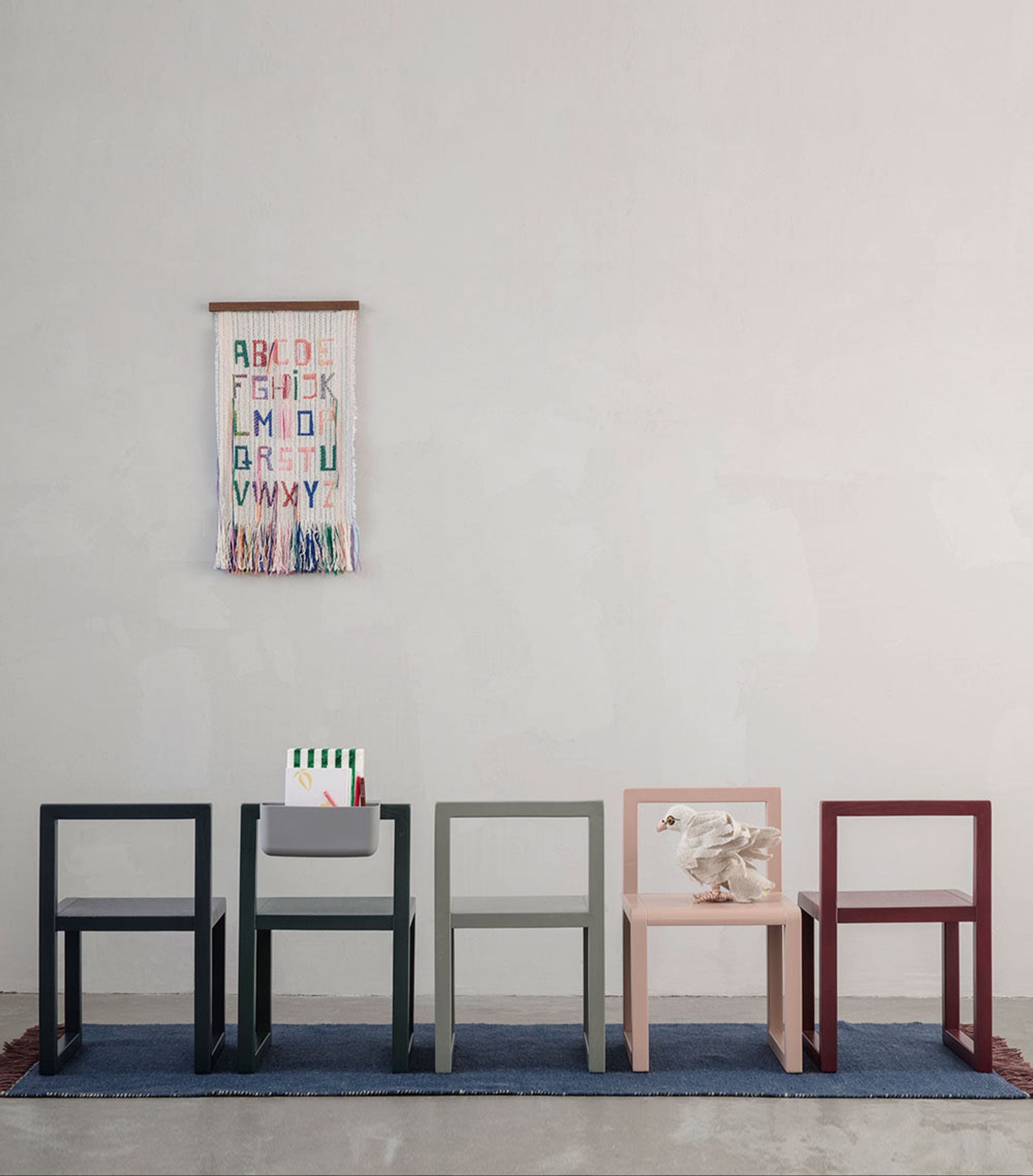 Krzesło dziecięce LITTLE ARCHITECT jasnoróżowy