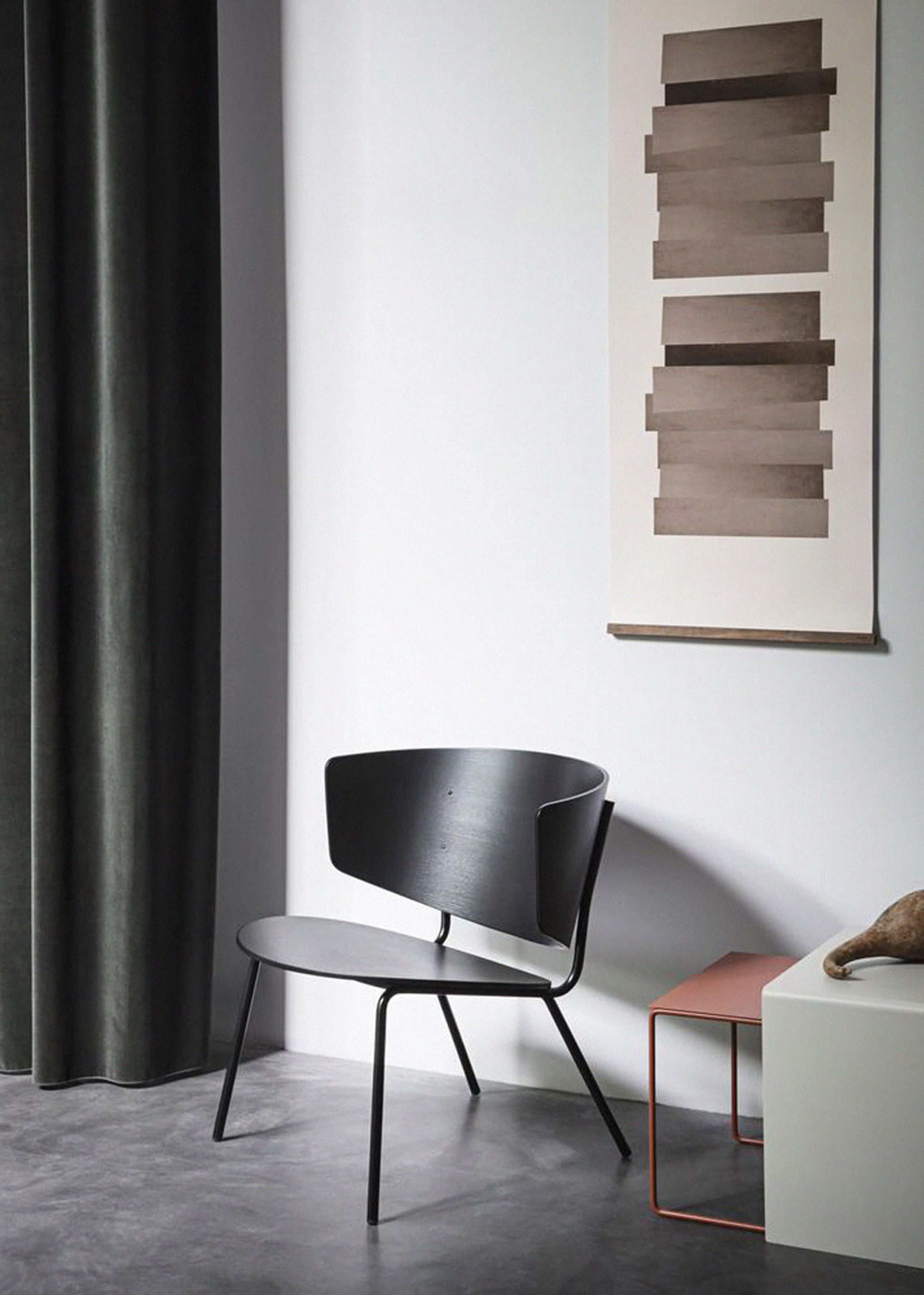 Fotel HERMAN LOUNGE czarny