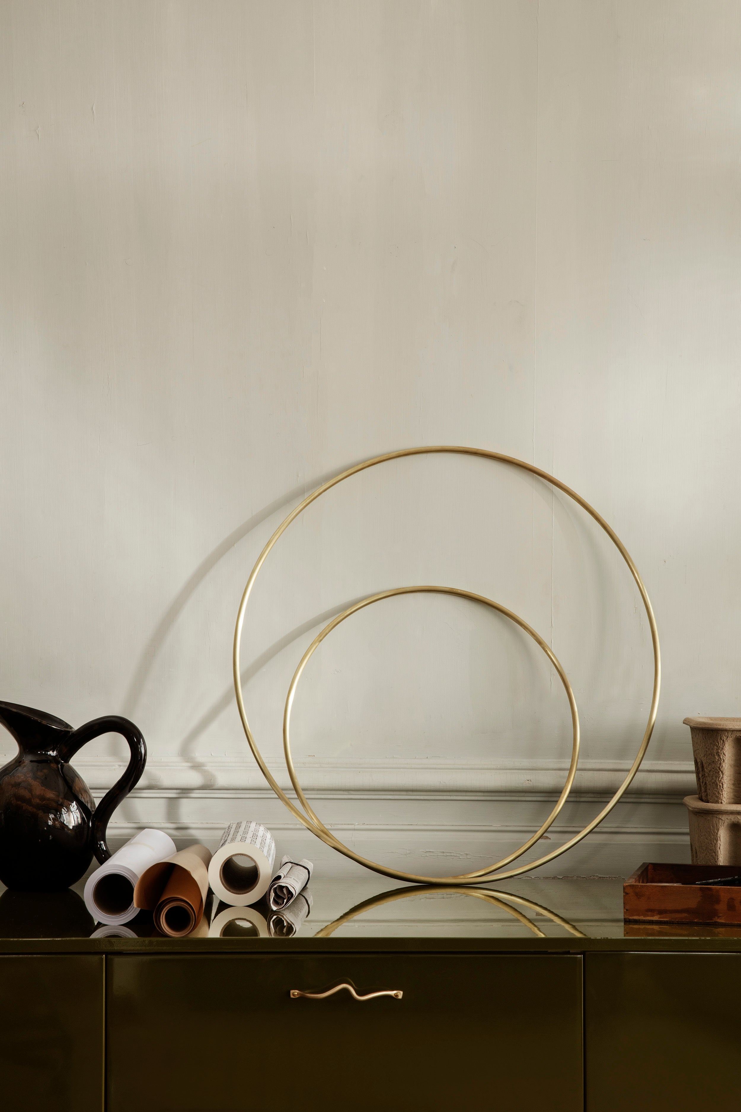 DECO FRAME RING Messing-Dekorring