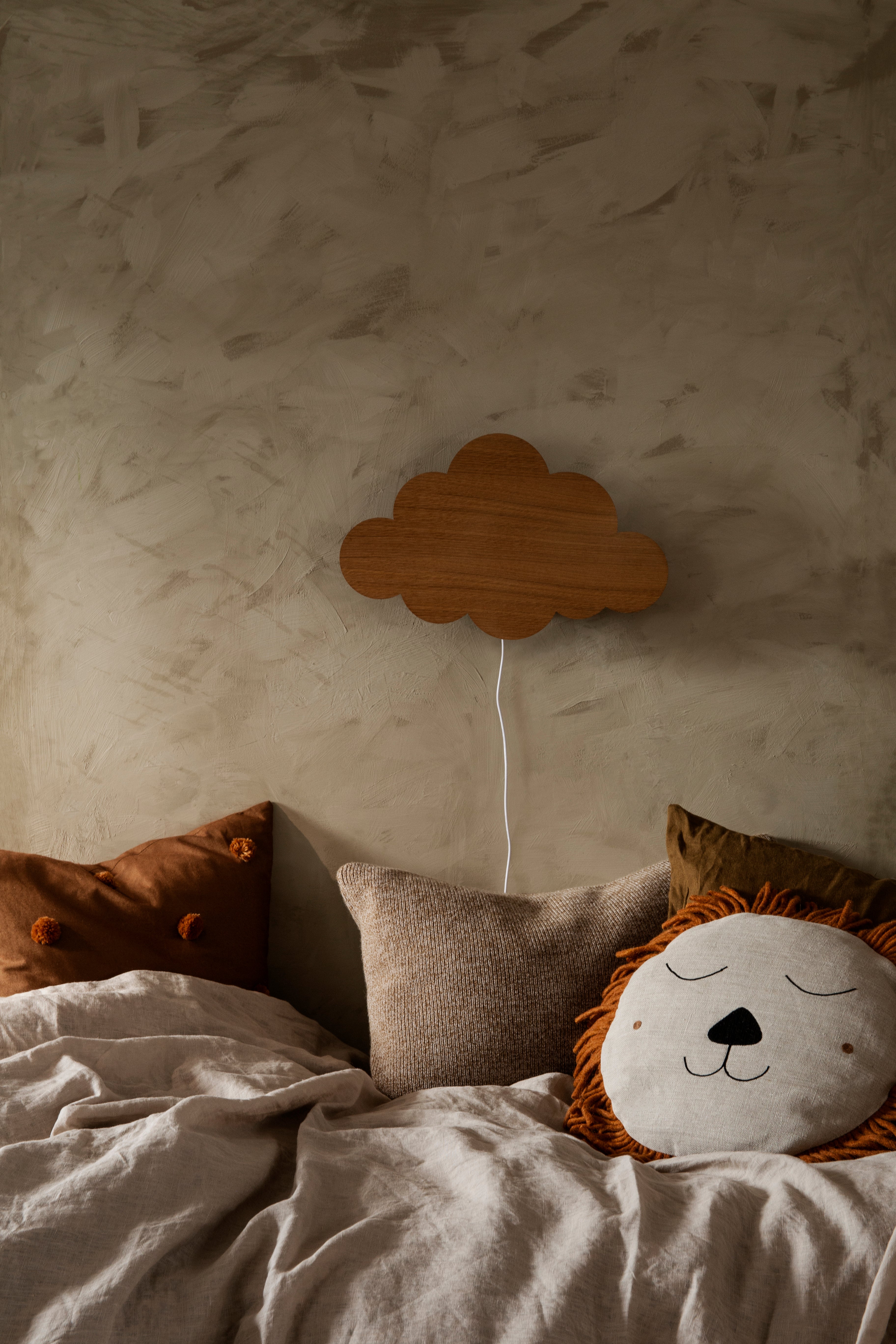 Lampa ścienna CLOUD fornir dębowy
