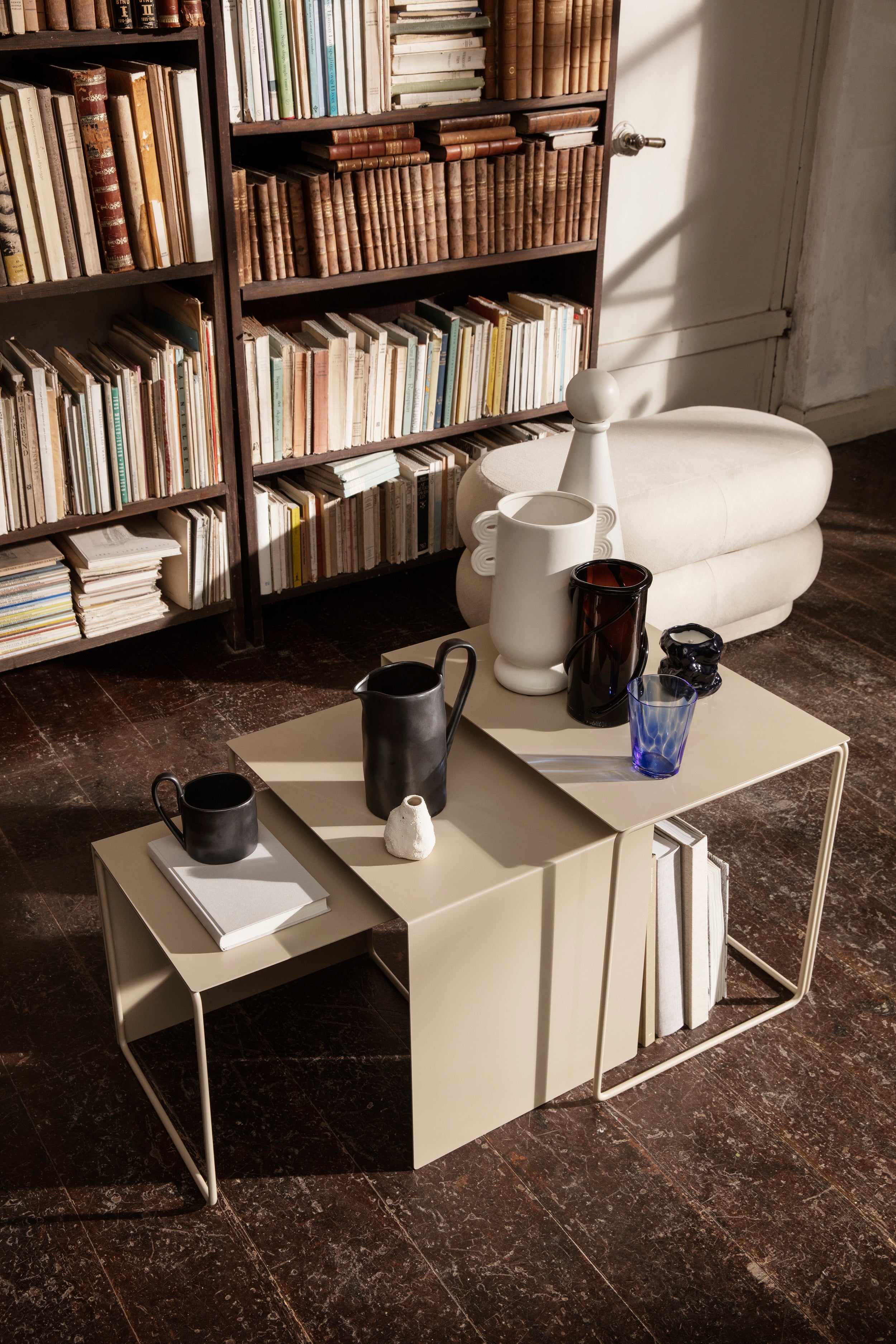 Couchtisch-Set CLUSTER TABLES beige