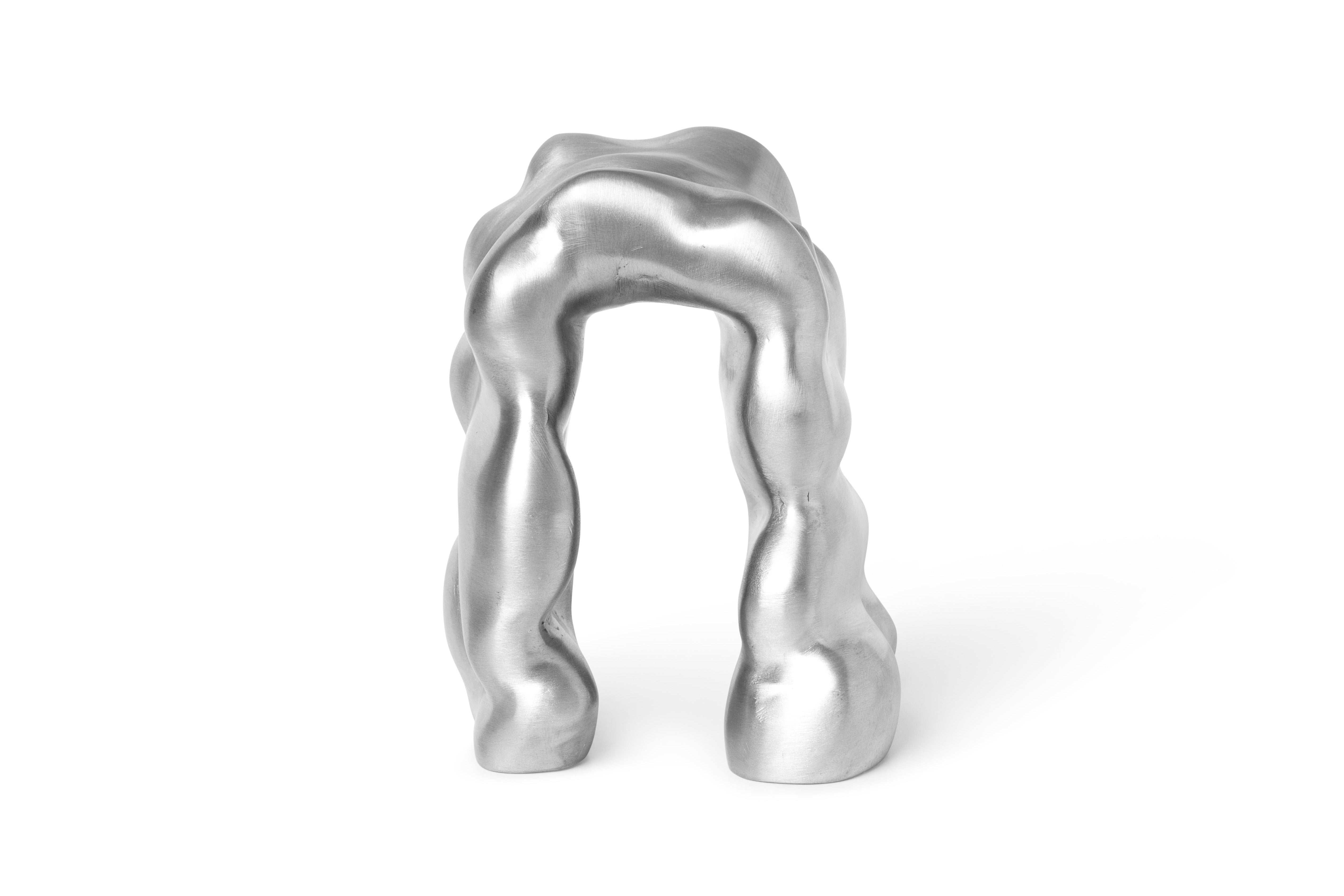 Dekoracja MORF SCULPTURE szczotkowane aluminium