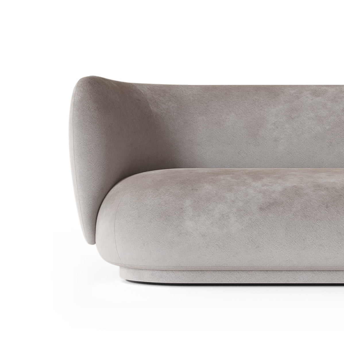 Sofa 3-osobowa RICO Faded Velvet szary