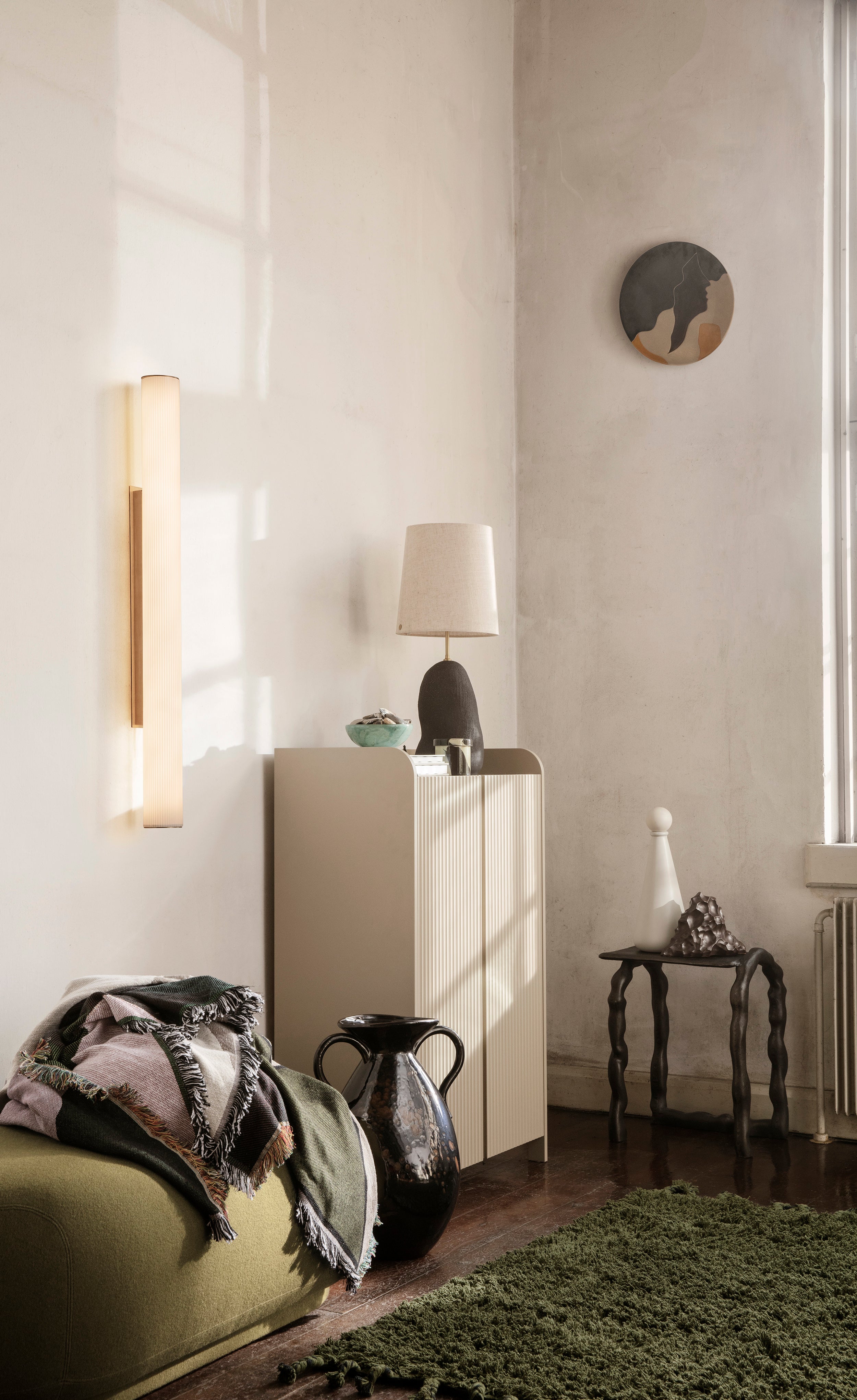 Szafa 2-drzwiowa SILL CUPBOARD LOW beżowy