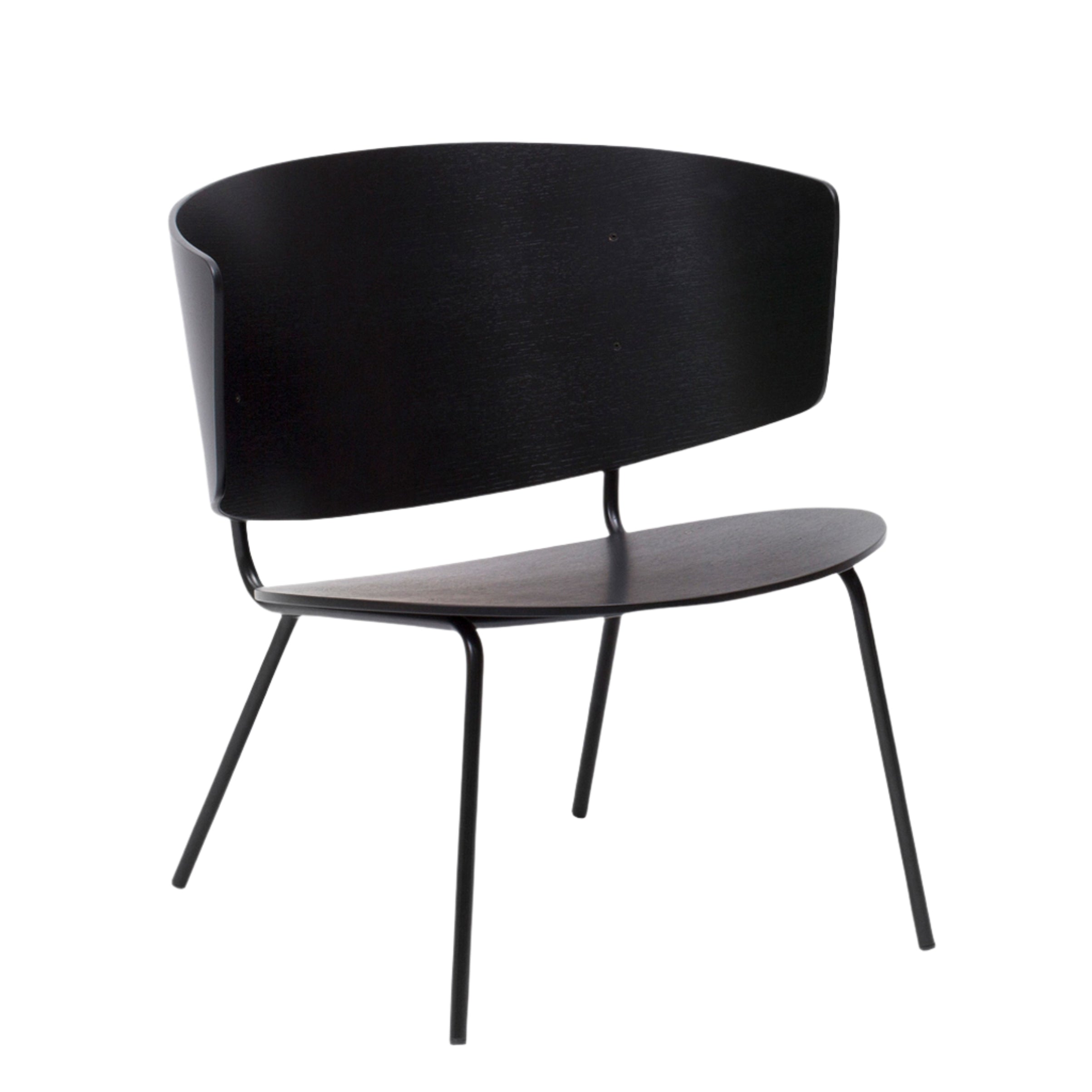 Fotel HERMAN LOUNGE czarny